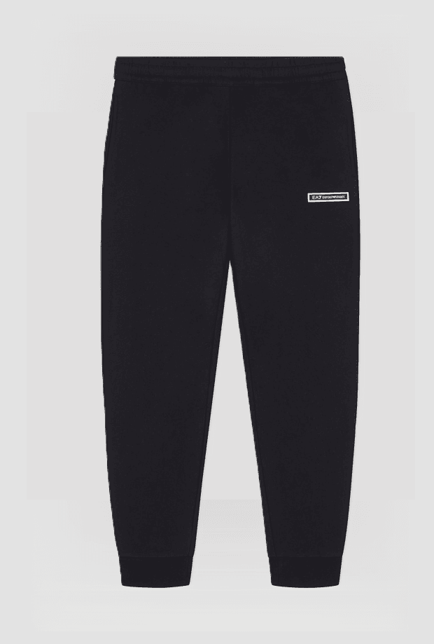 jogger slim fit trousers for men black