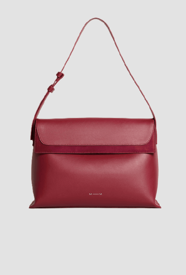 bag shopper woman red