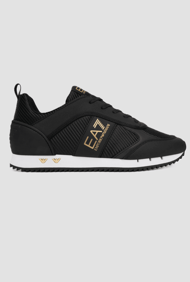 shoes man black-gold