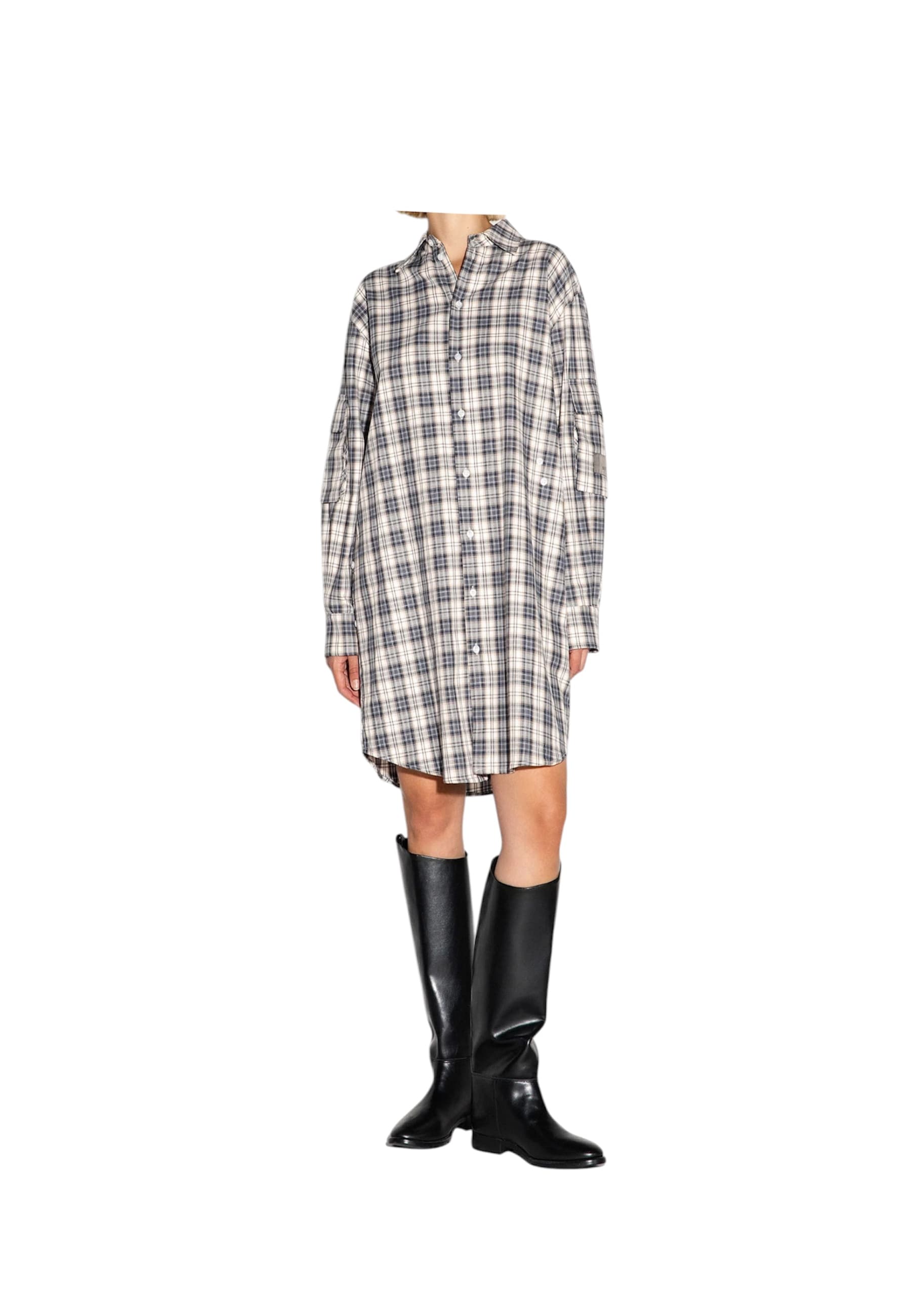 Women's Short Shirt Dress Akep with paintings