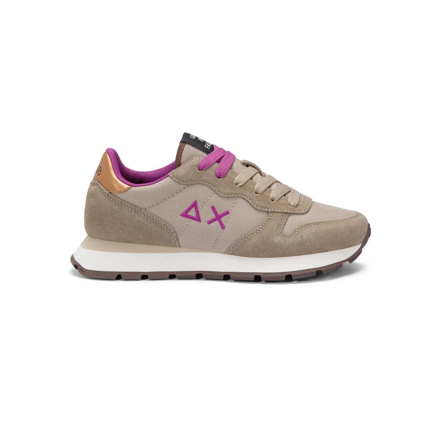 sneaker woman Sun68 - ally solid - beige
