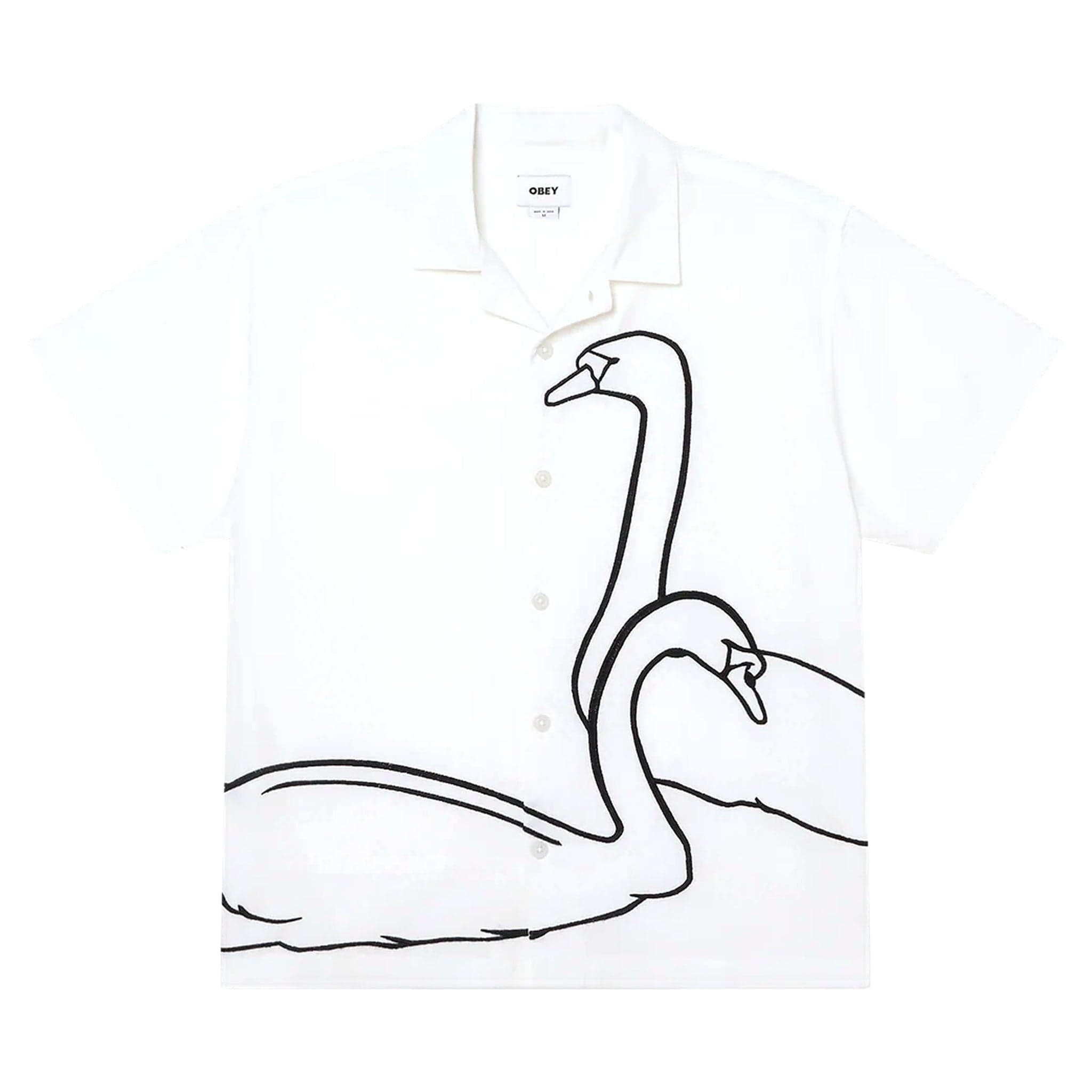 Shirt shirt Obey cliff woven - white