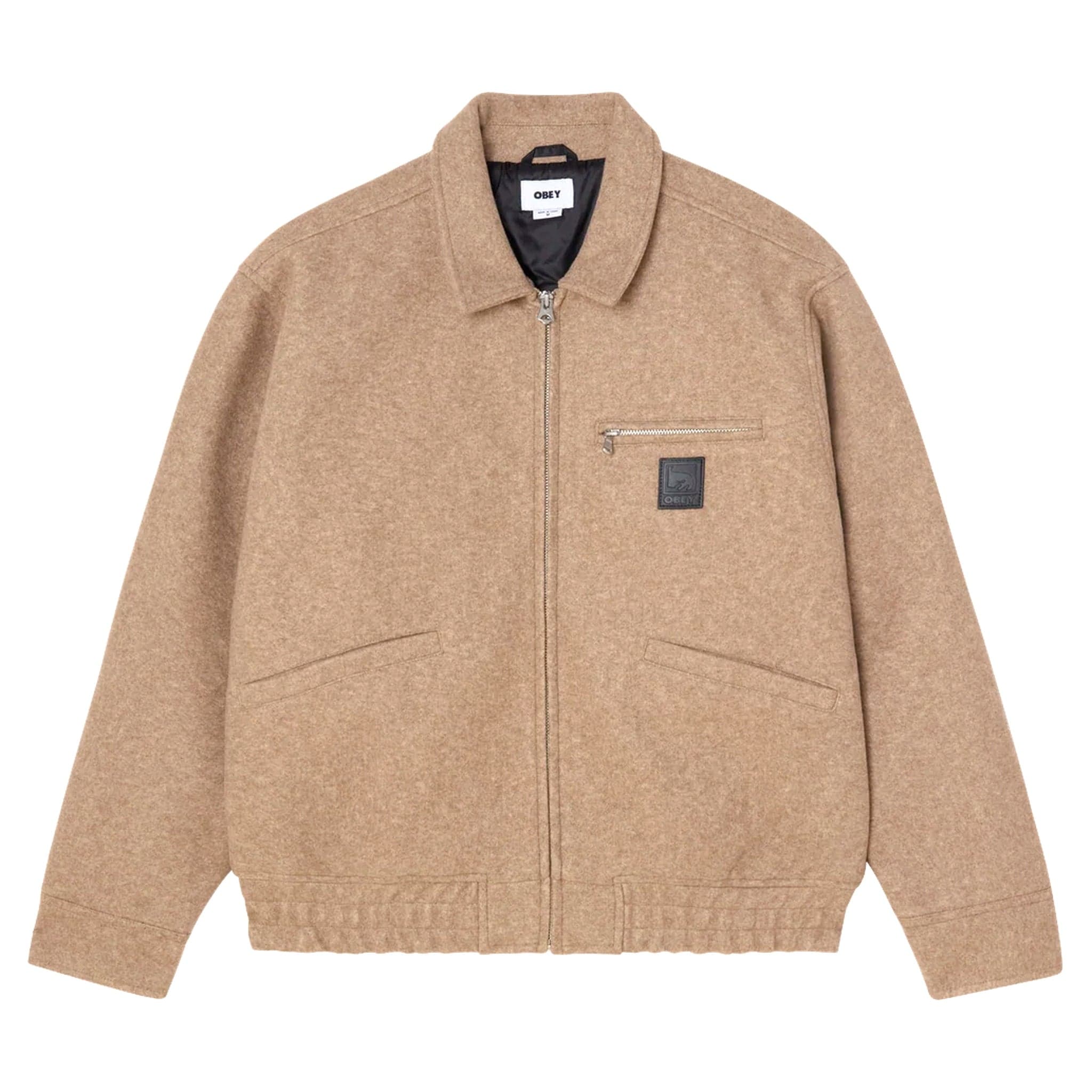 jacket Obey ledger blouson jacket - milk