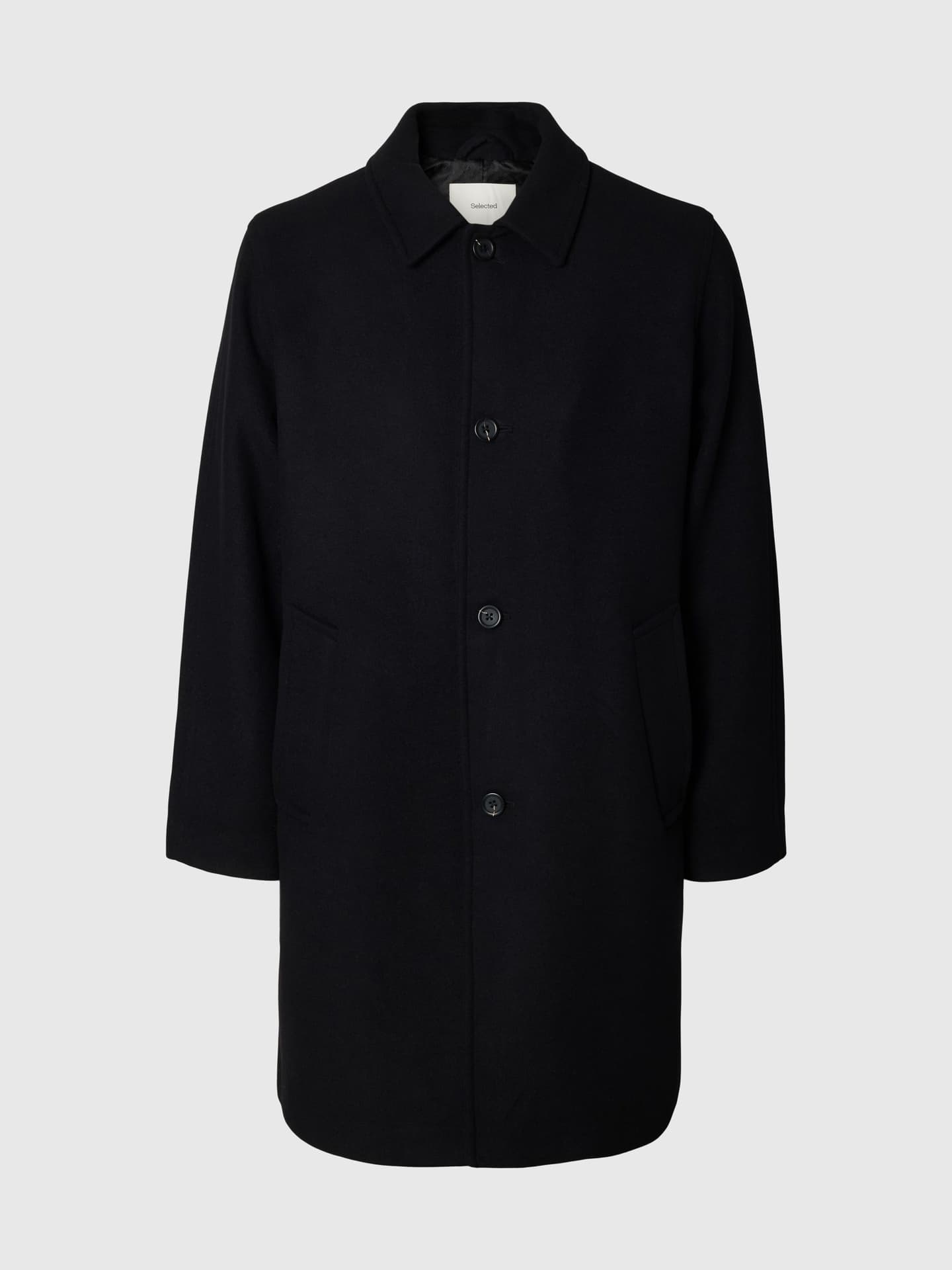 Men's Coat Selected ronnie wool blend car