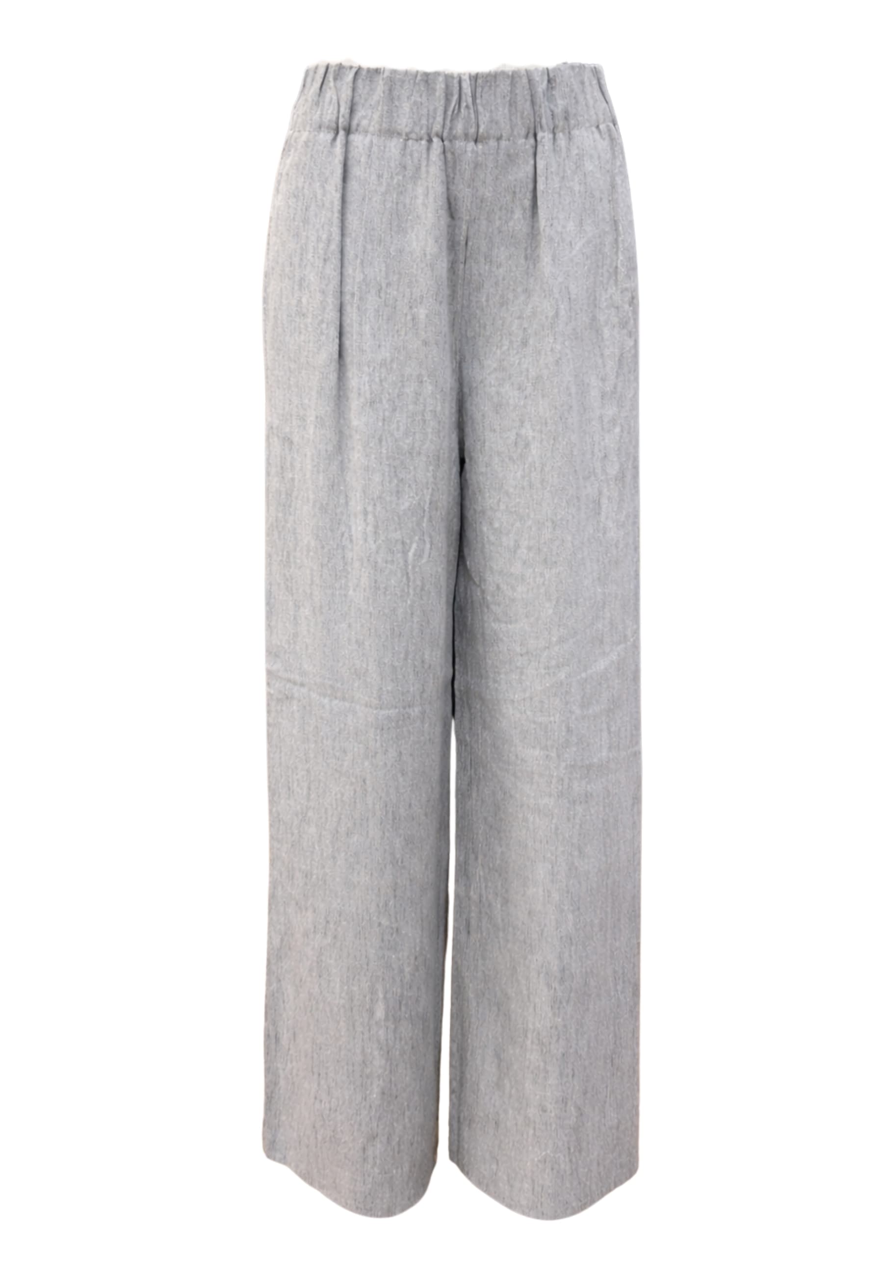 Women's trousers Pdr leg wide