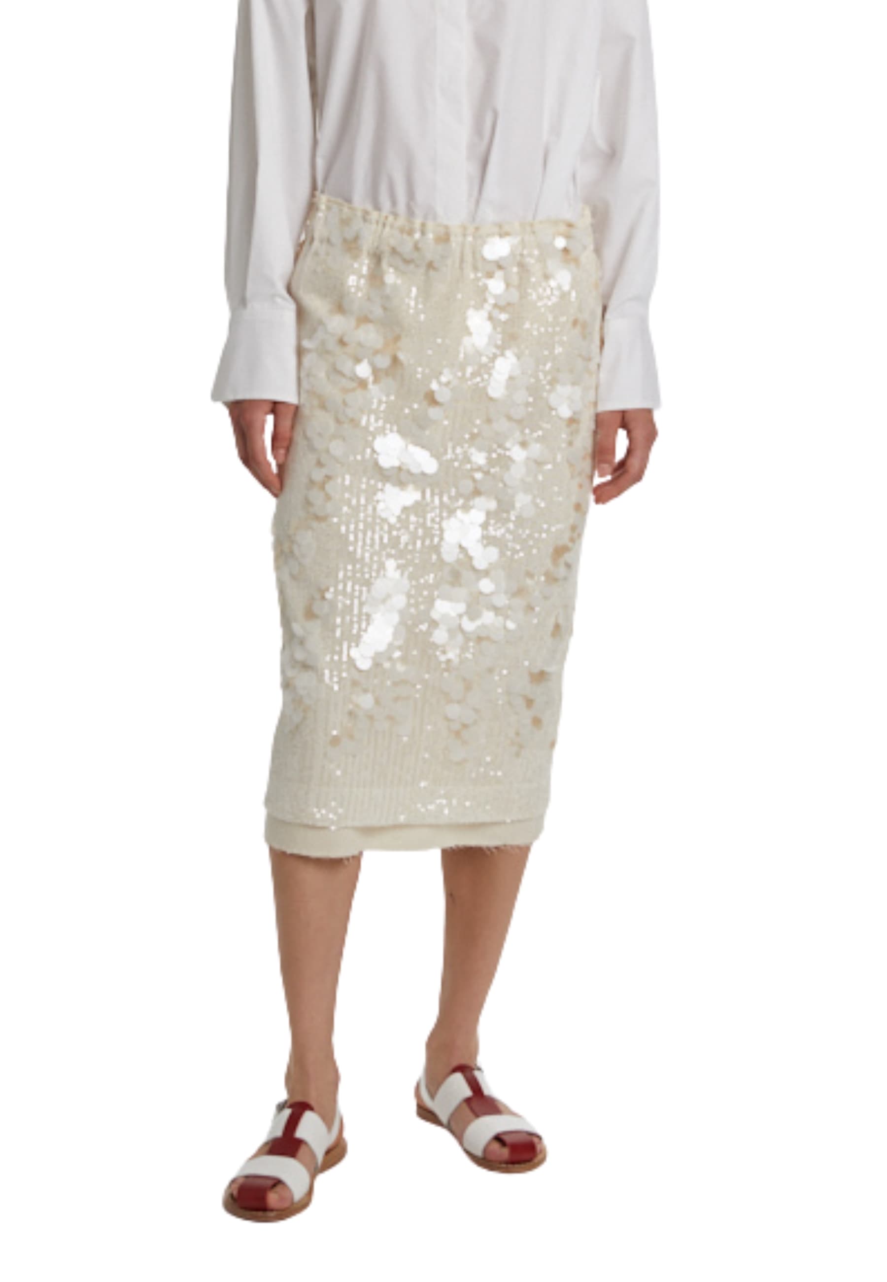 Women's skirt Pdr pailettes