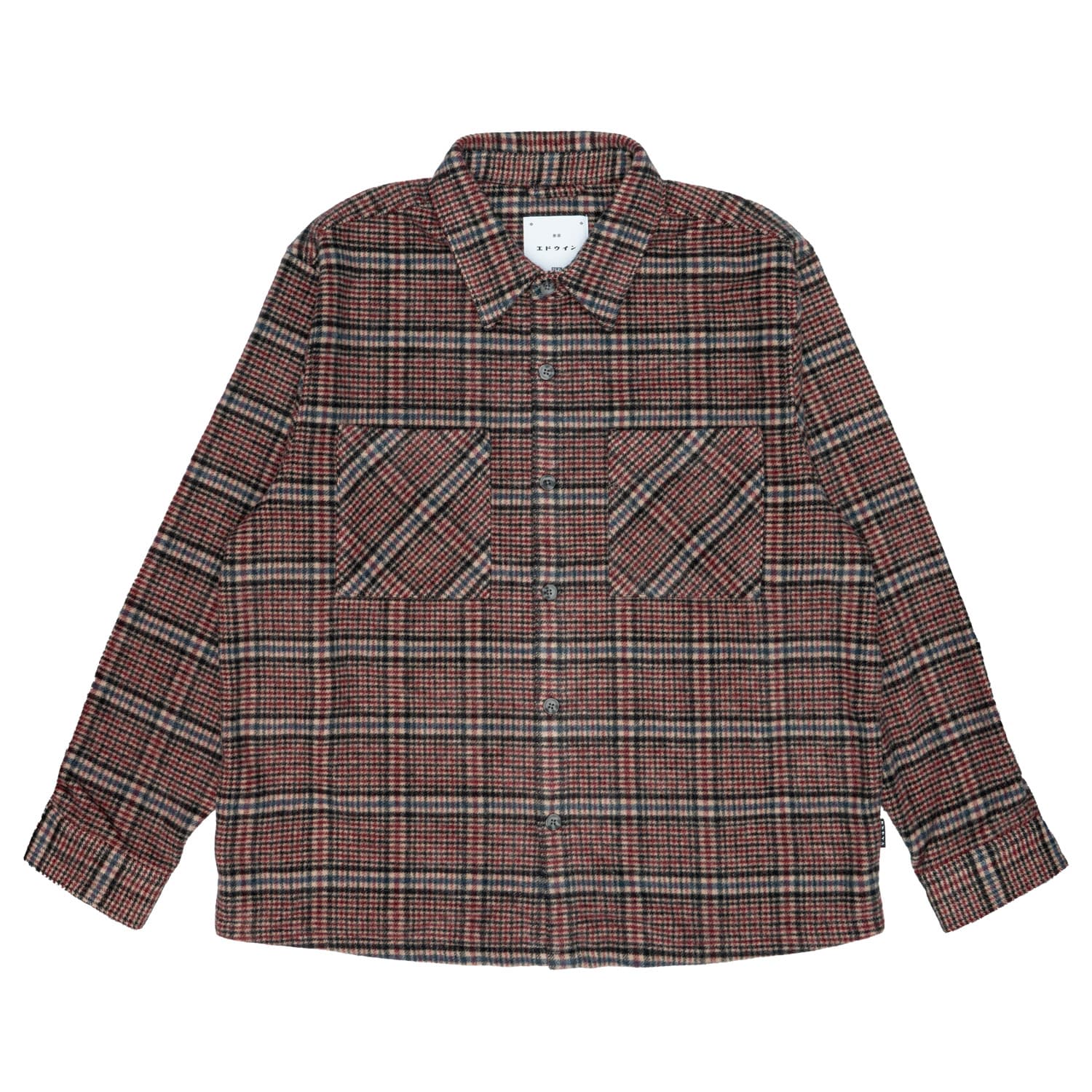Shirt Man Edwin julius Burgundy