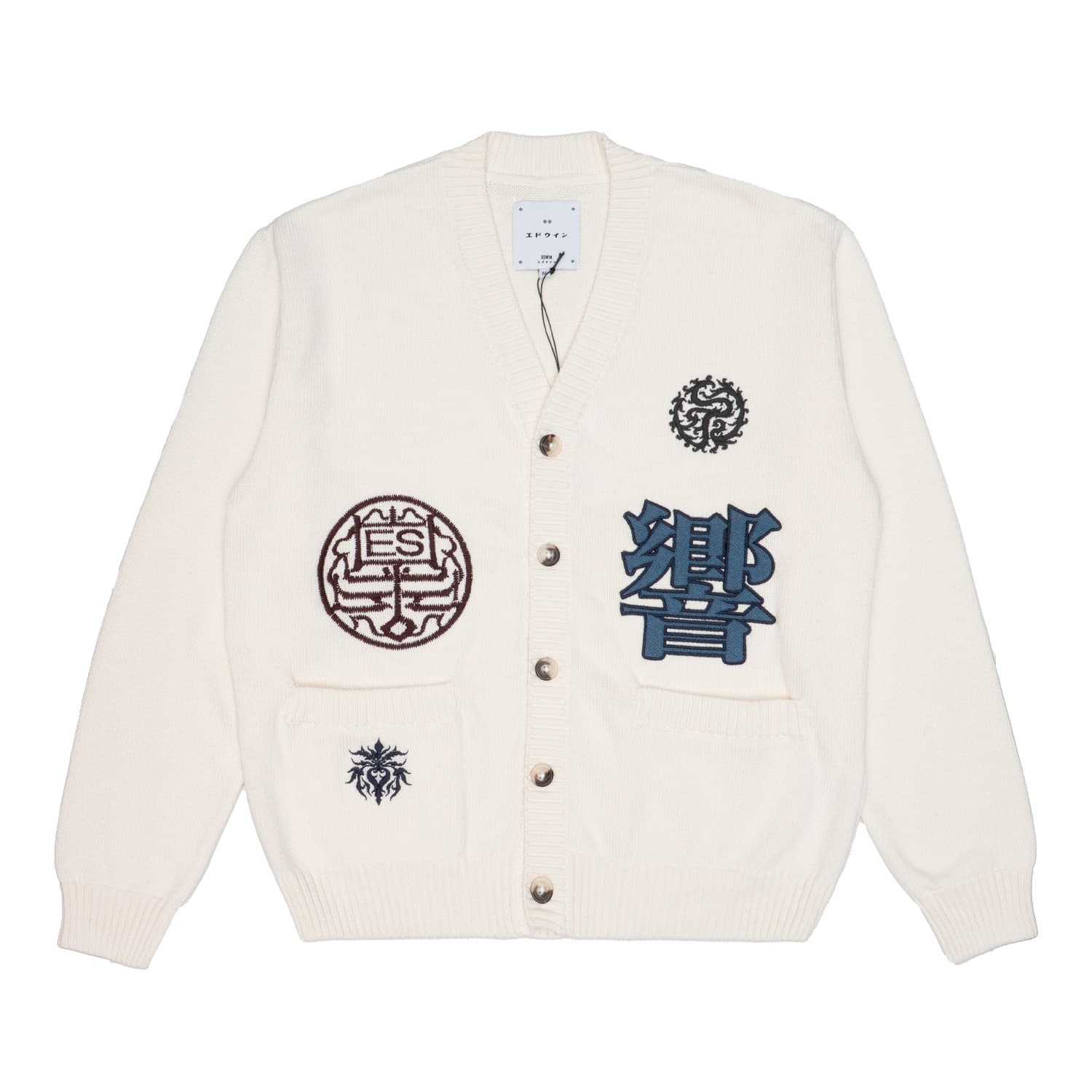 Cardigan Man Edwin Hibiki Off White