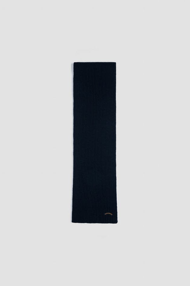scarf man blue