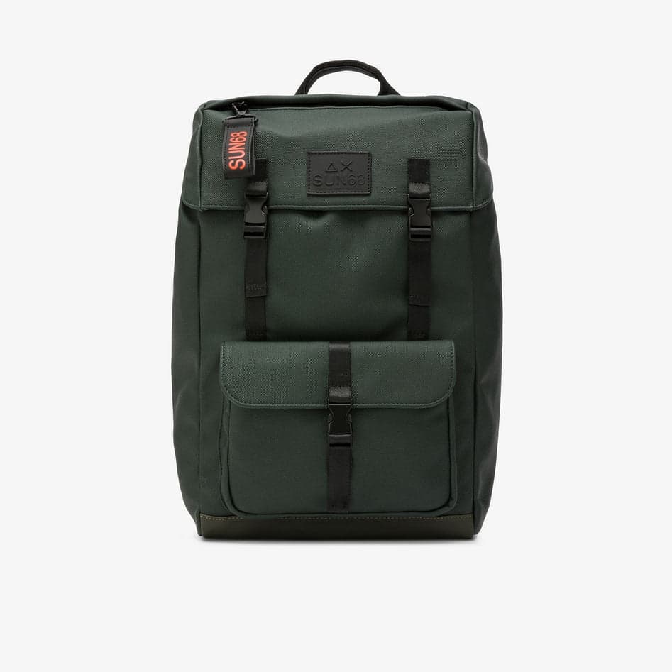 dark green man backpack