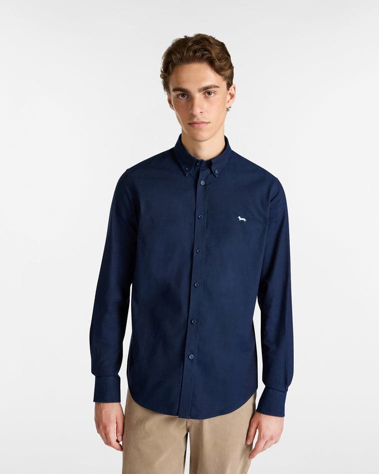 dark blue man shirt