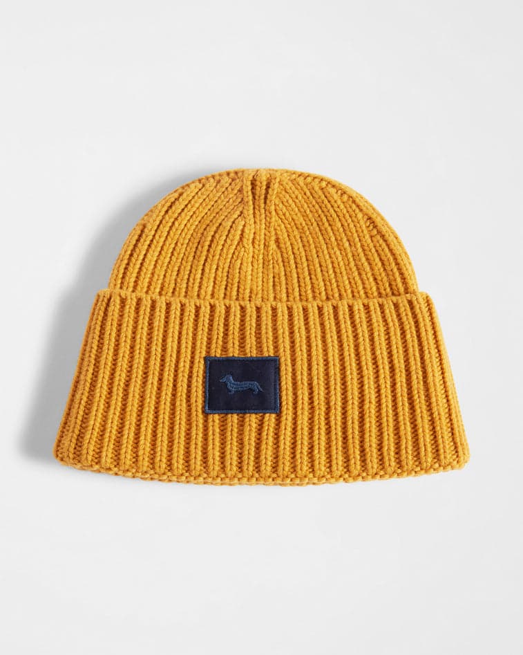 cap man yellow mustard