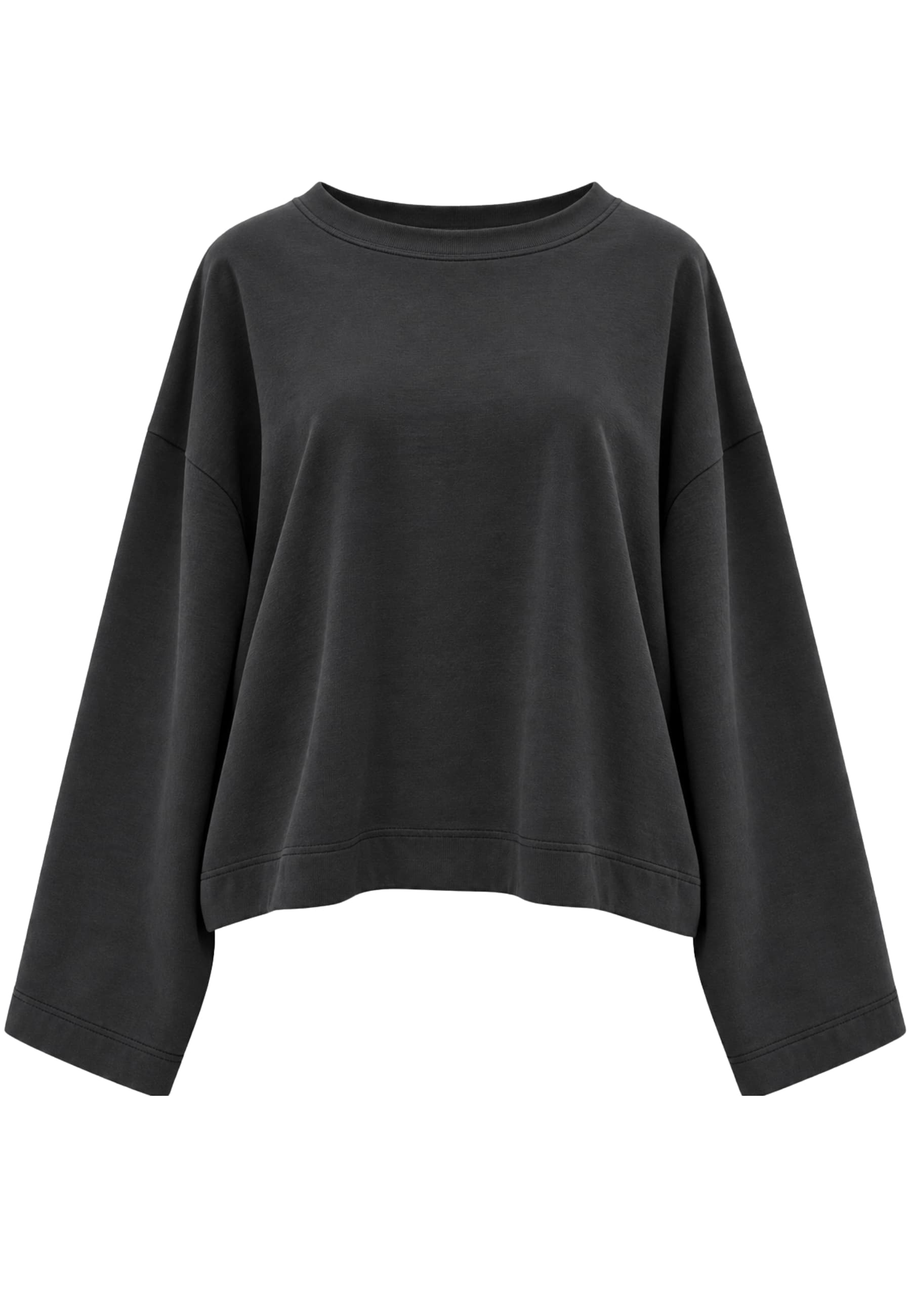 Knit knit mesh Eleh long sleeve