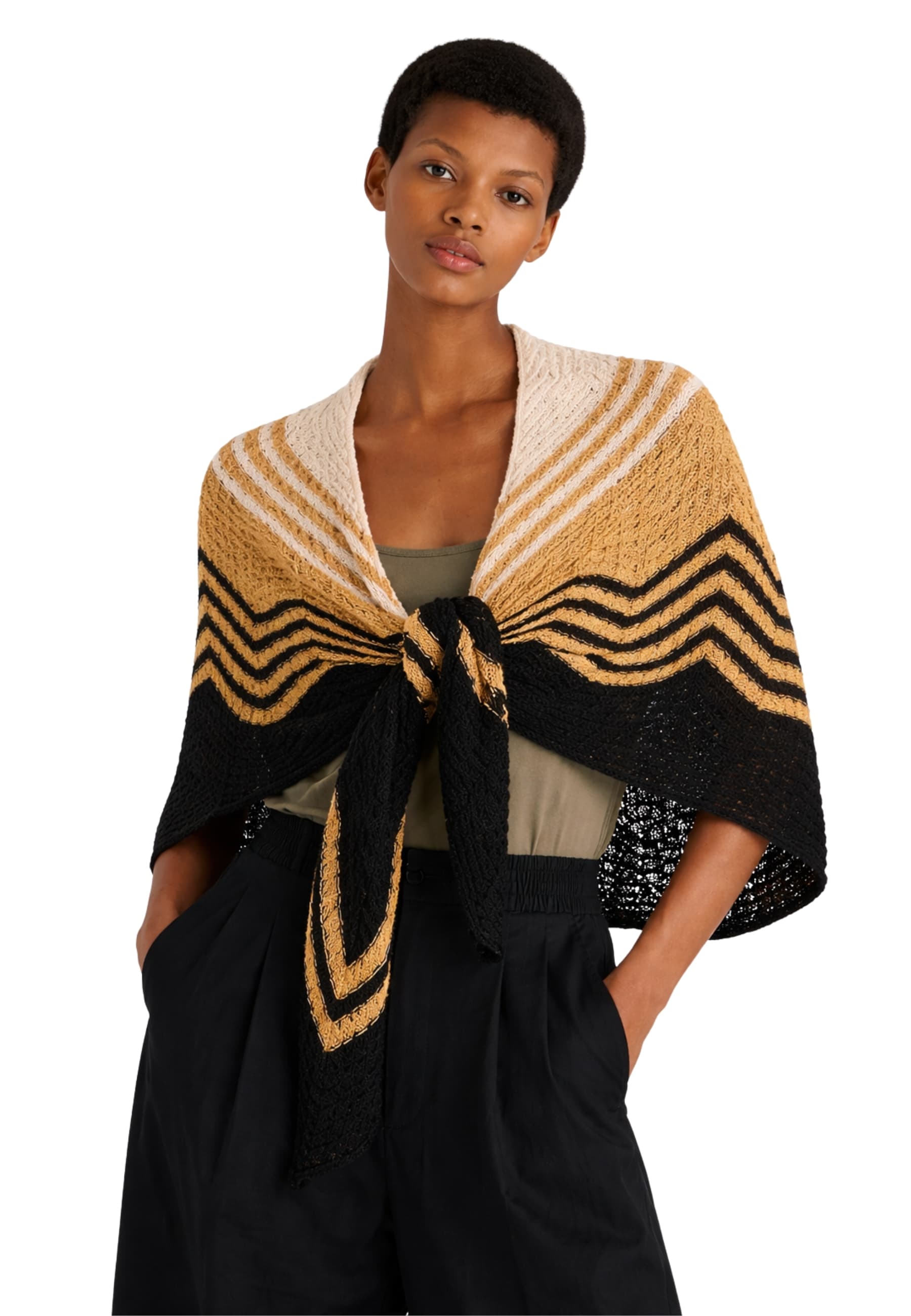 Shawl Woman Akep perforated