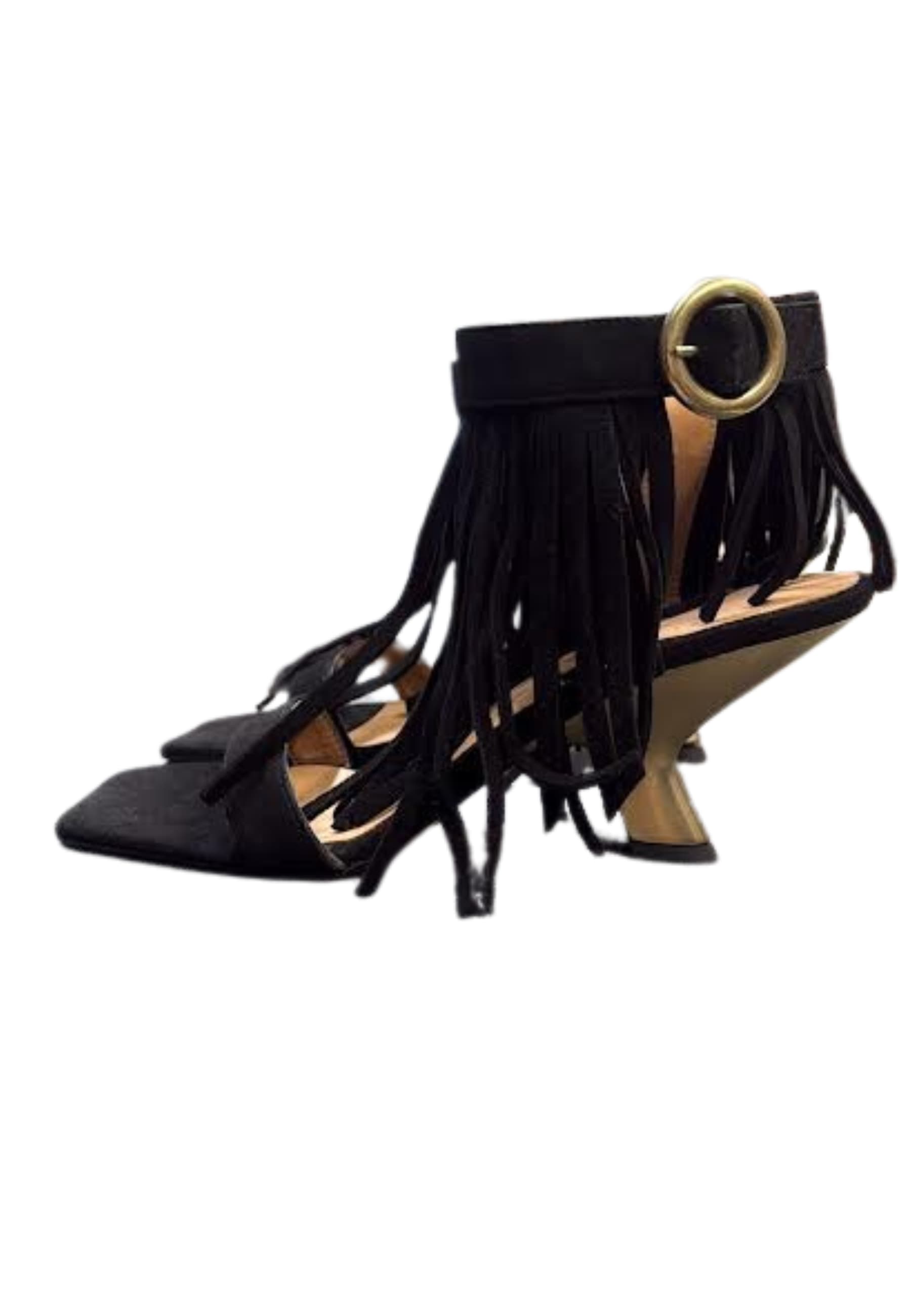 Sandals Woman Ovye with fringe