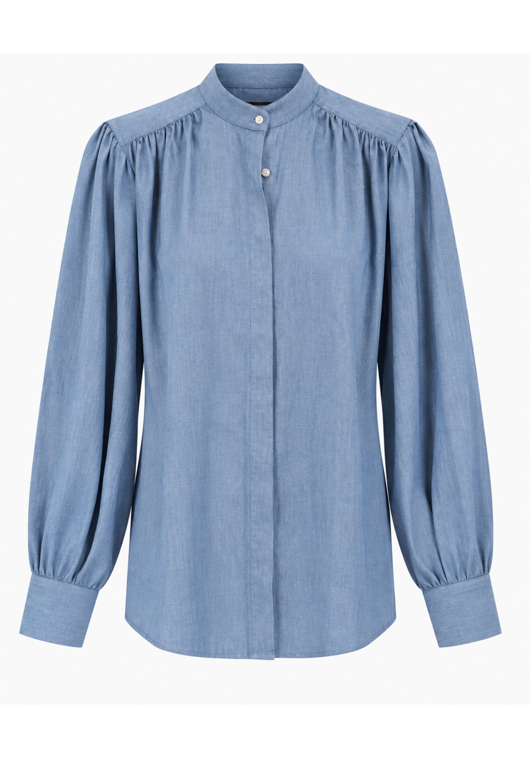 Korean blouse Marsem washed denim