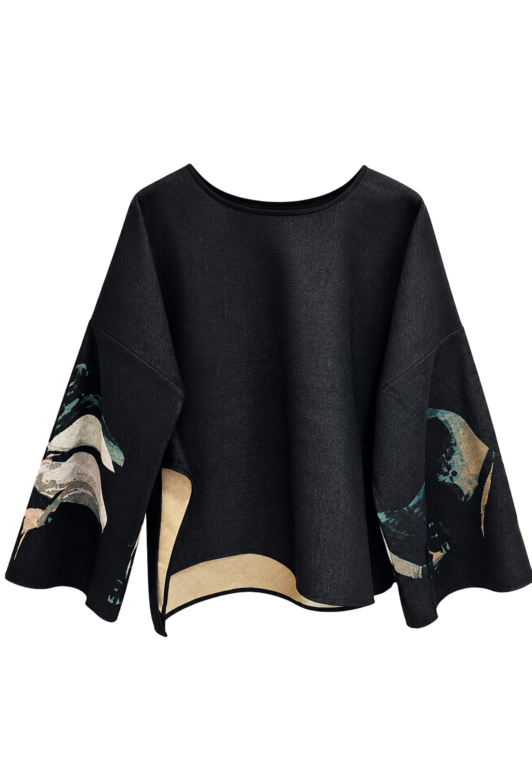 blue Cogo with fantasy on sleeves