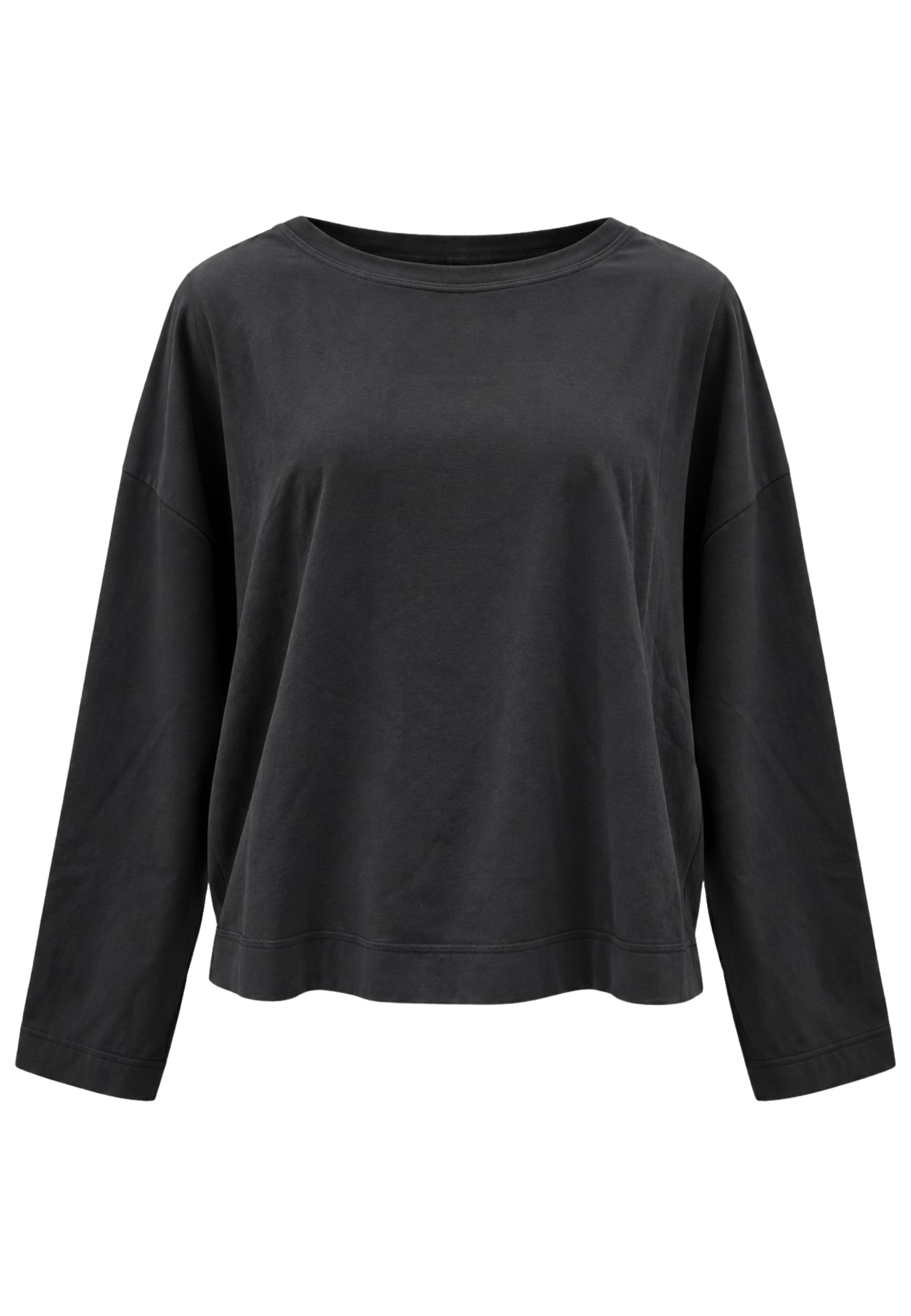 Knit knit mesh Eleh crew neck