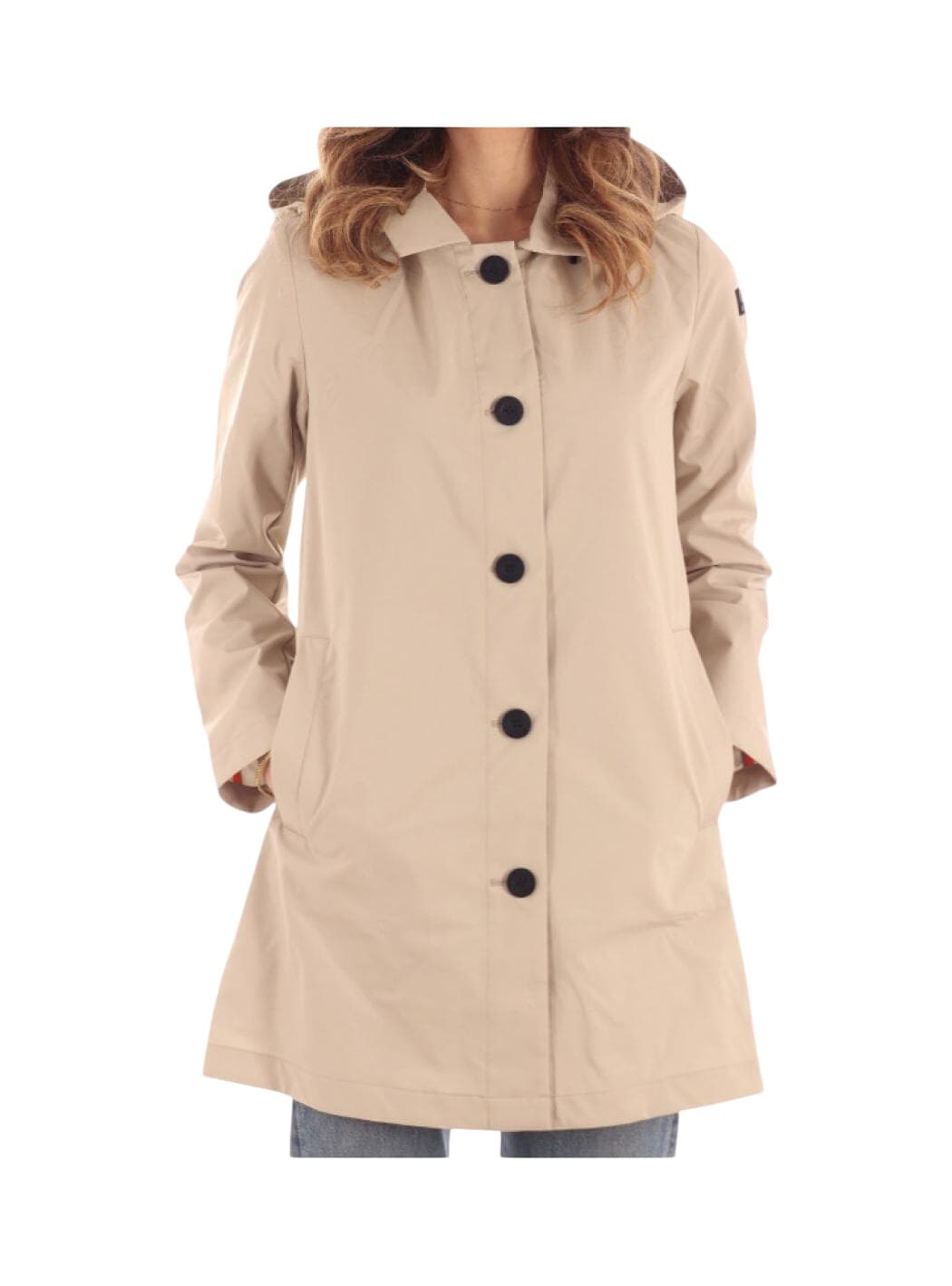 Trench Woman Suns Cross Sand