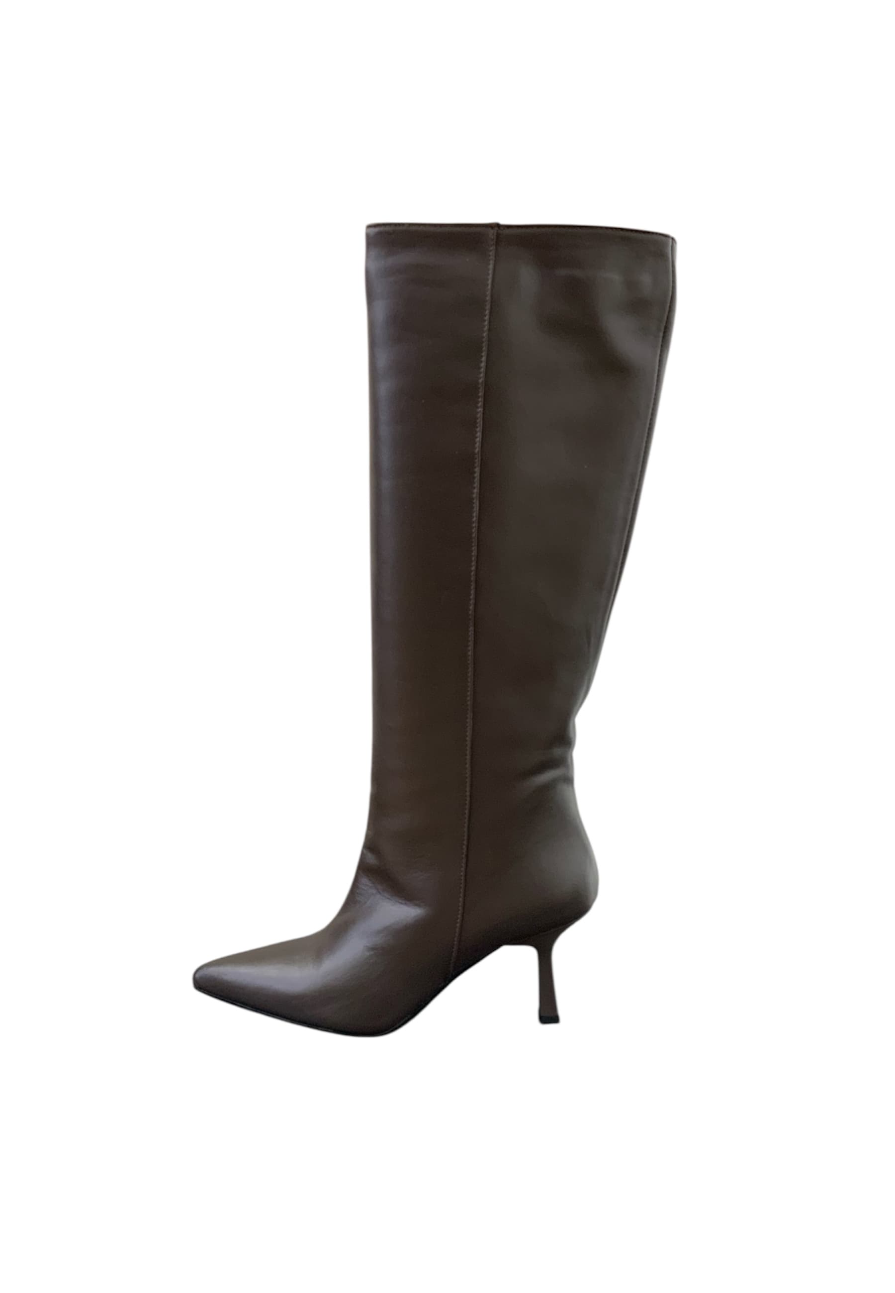 Knee boots Woman gisel moire heel 8cm