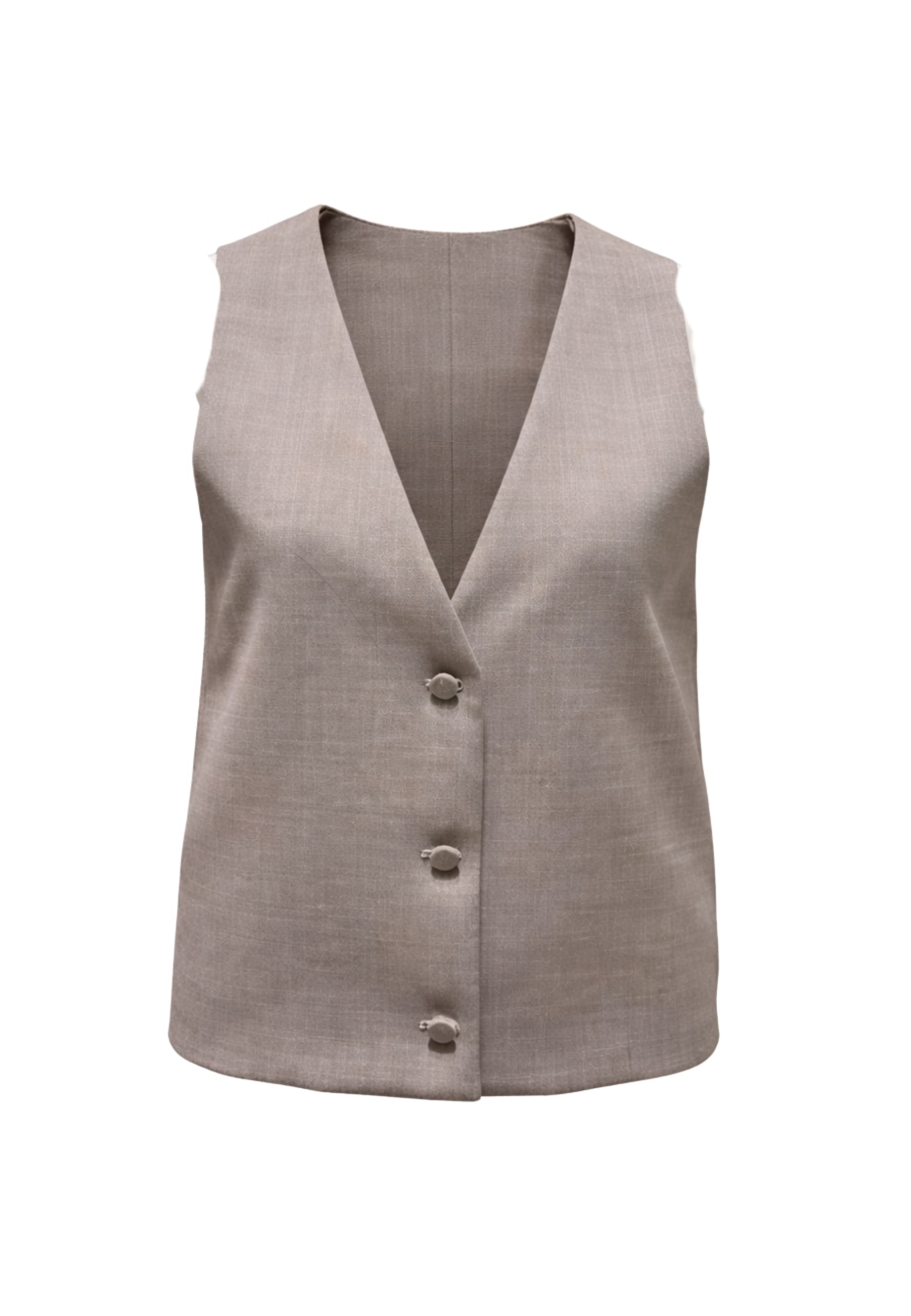 Women's vest Marsem without neck