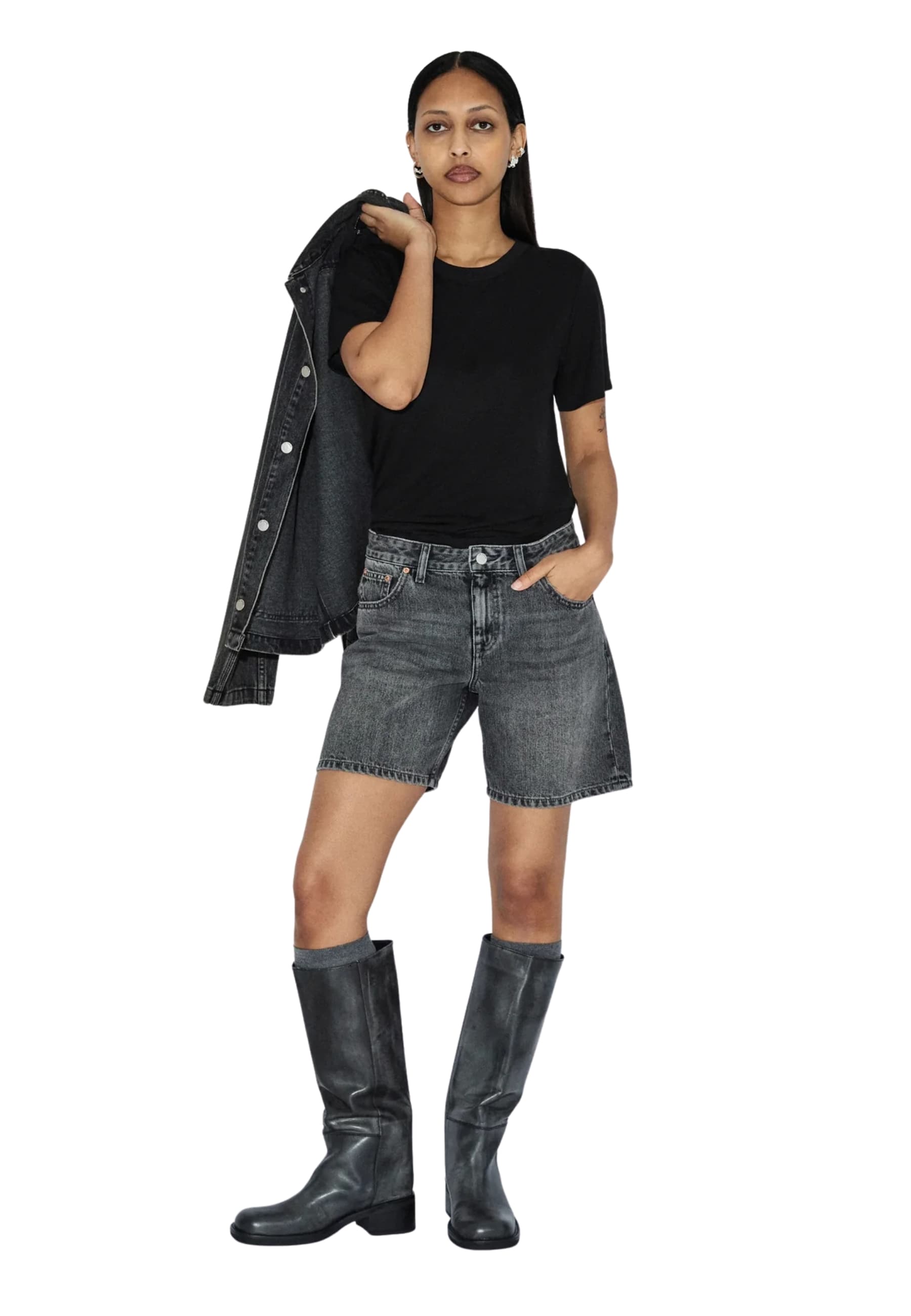 Hill shorts Woman Drdenim denim