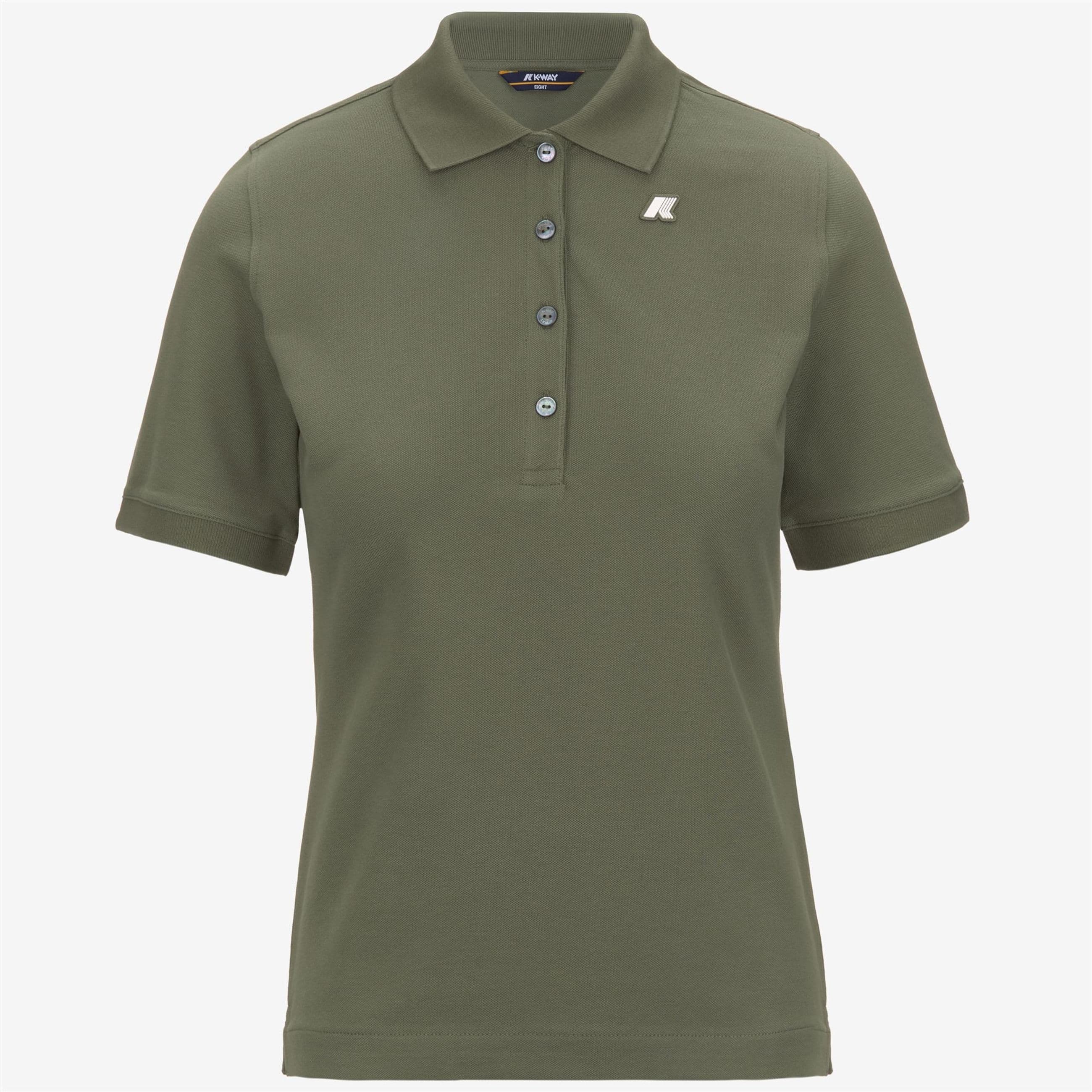 ali pique Woman K-way K8127YW-V15 Green