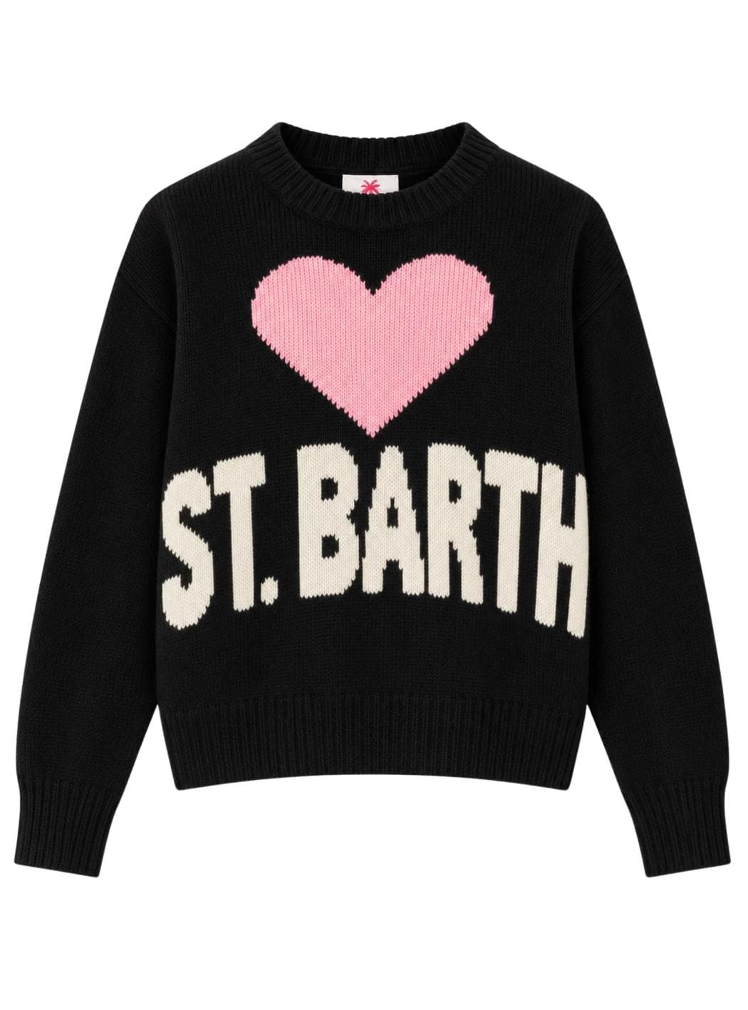Knit knit mesh Saint Barth with print