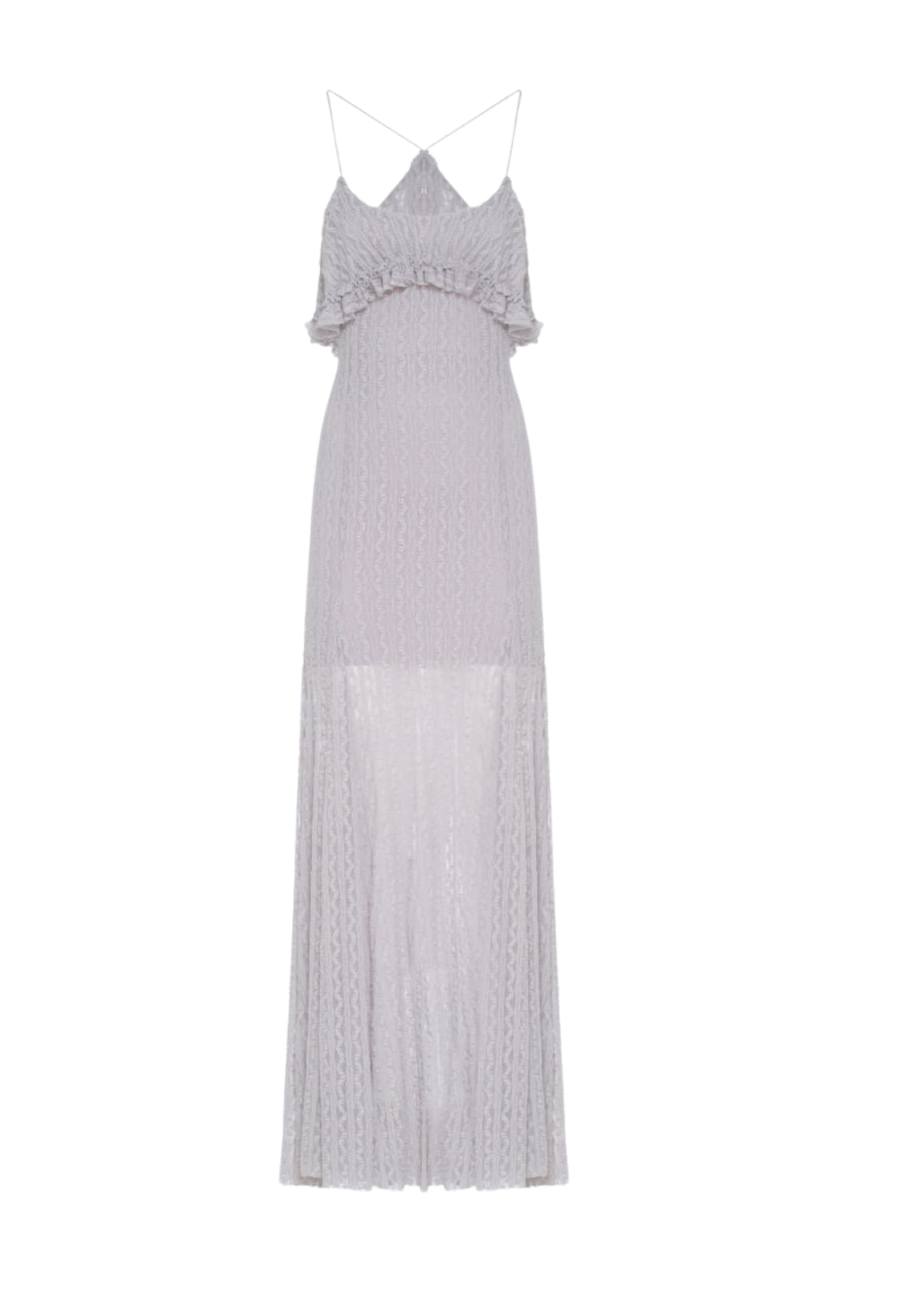 Women's Dress Soallure in lace with volant