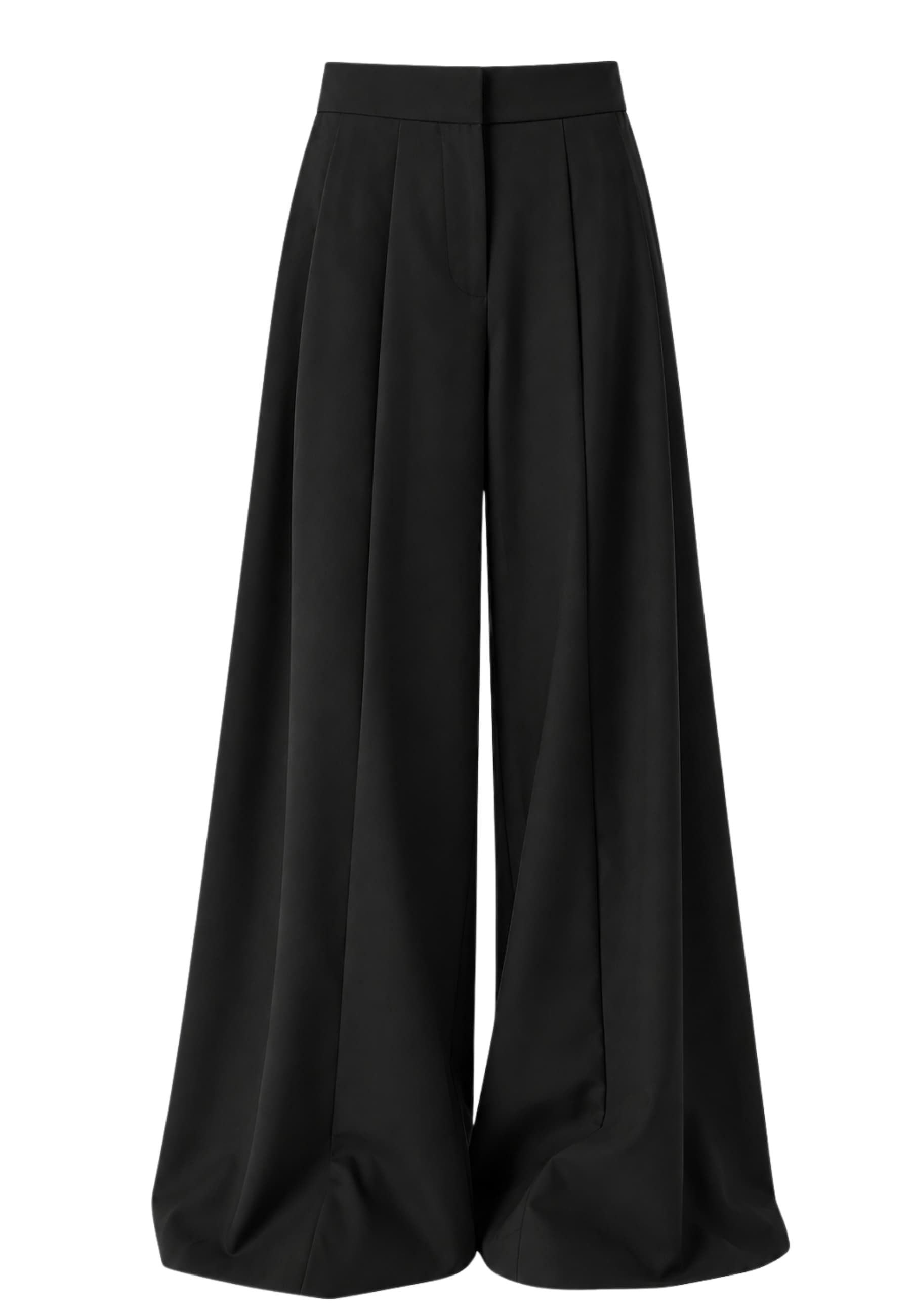 wide trousers in wool blend Meimeij
