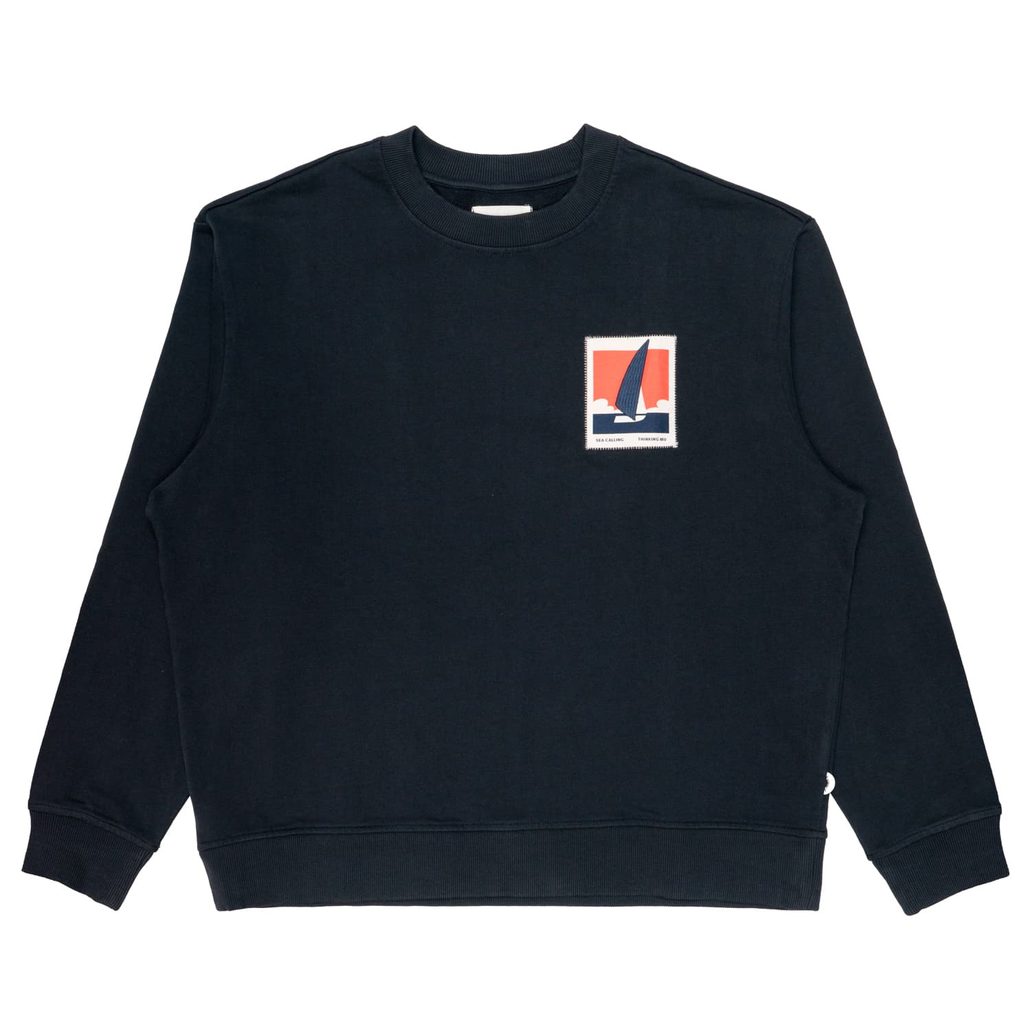 Men's sweatshirt Thinking Mu Optimist Navy
