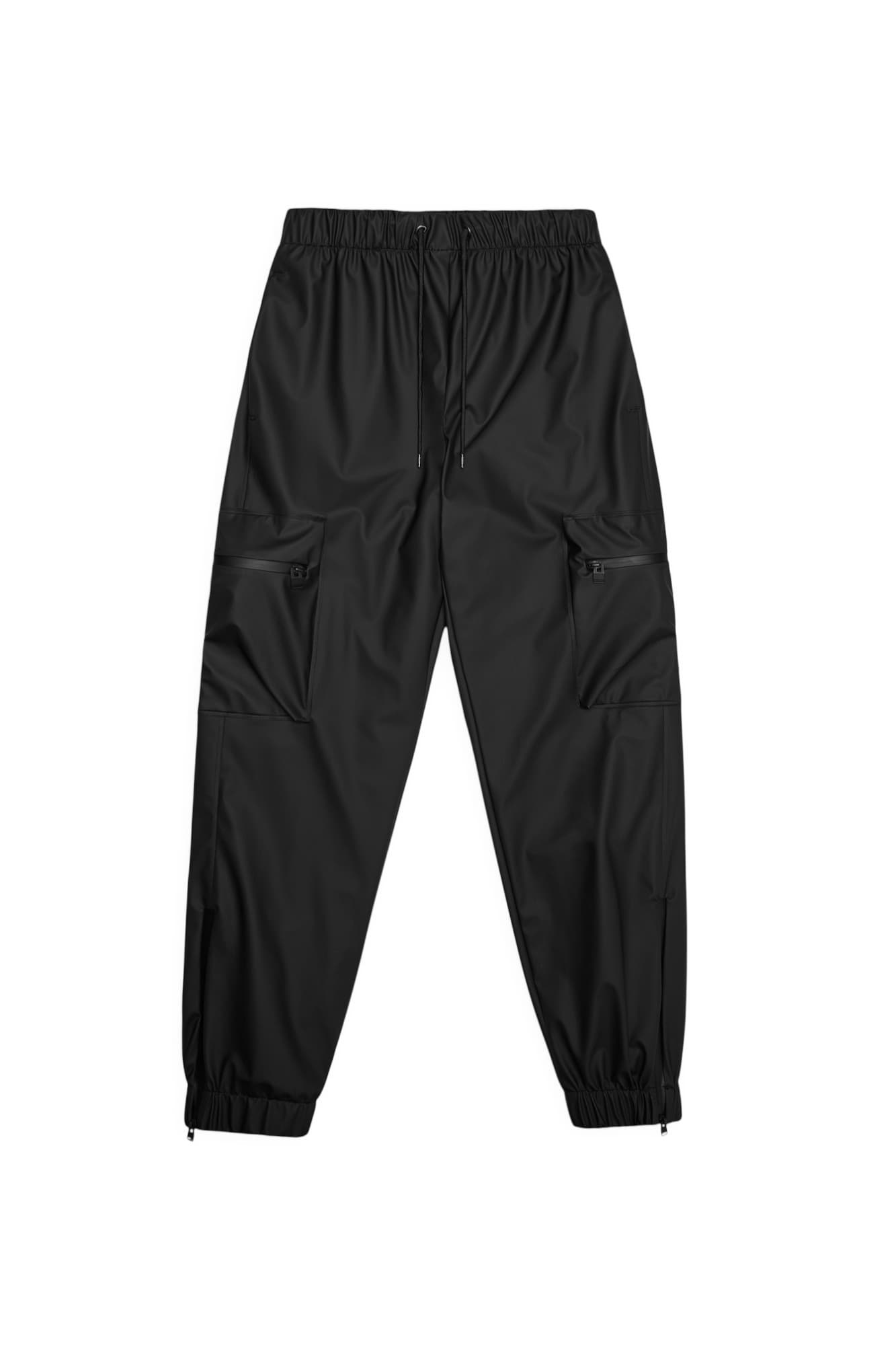 Men's trousers Rains 18850 BLACK