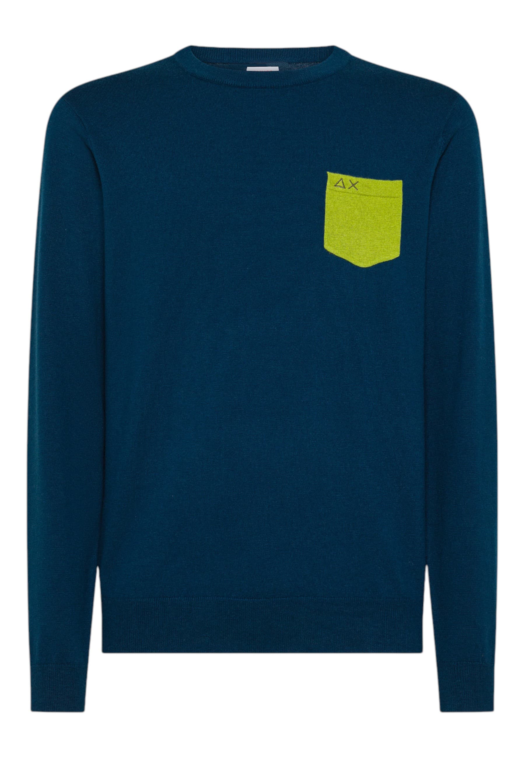 Men's sweater Sun68 K45147/78 PETROLIO