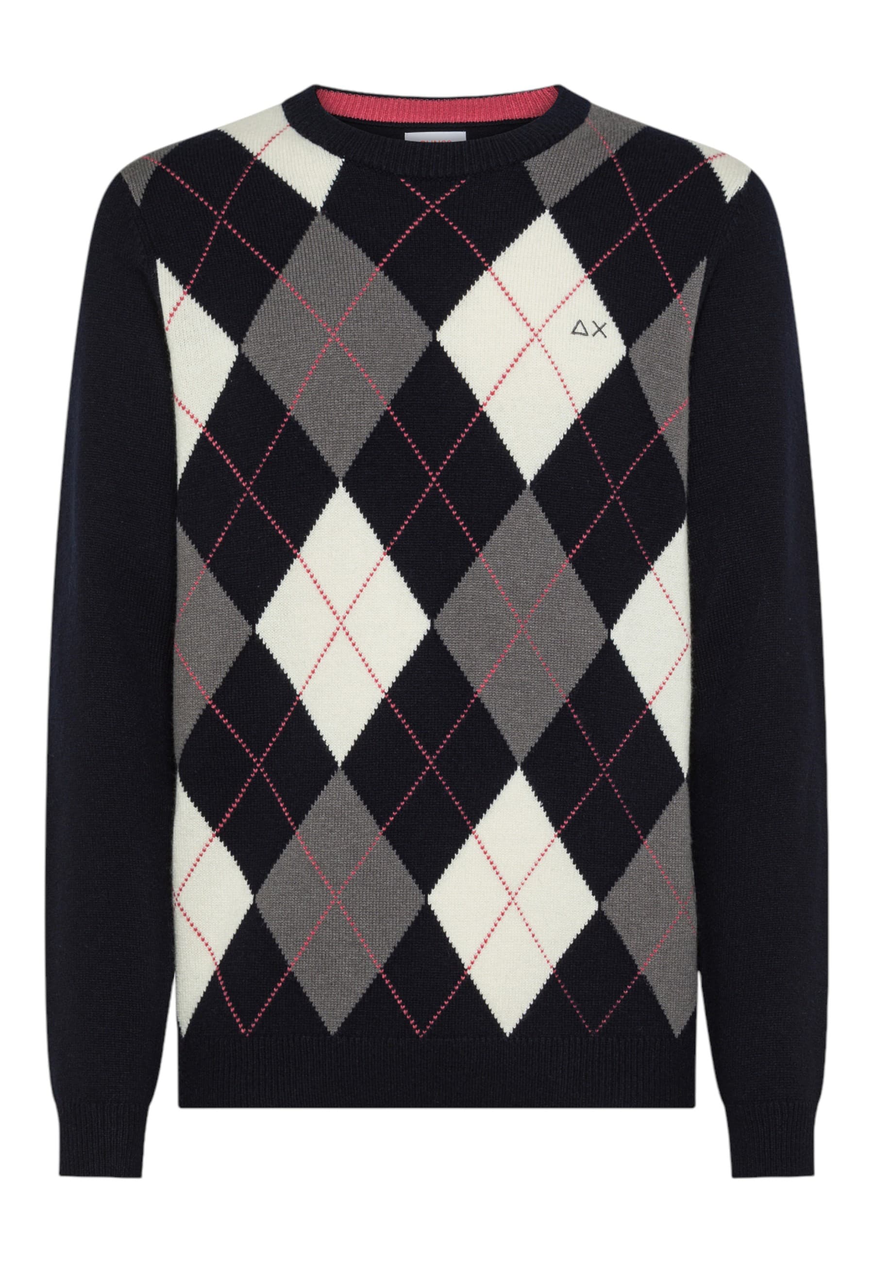 Men's sweater Sun68 K45160/0747 blue/gr