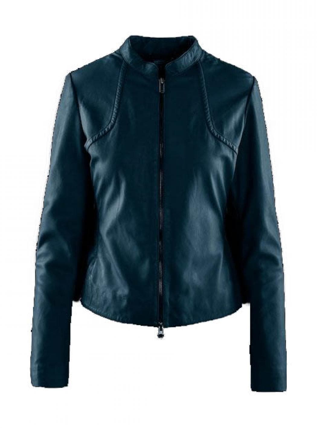 Bomboogie - JWSAMAPLMU Blue leather jacket