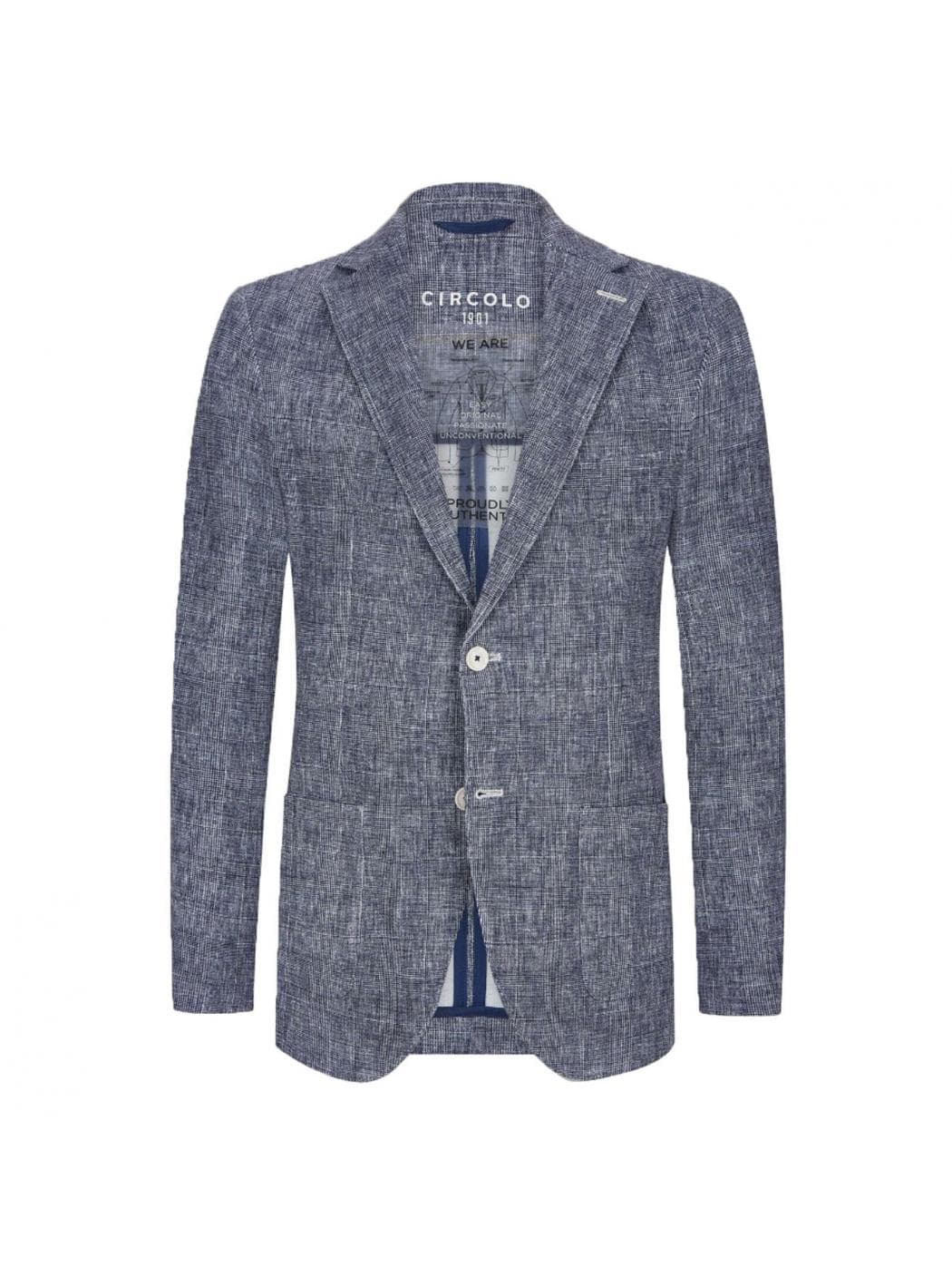 Circolo 1901 - Piquet Sp Blue Jacket CN3947MP