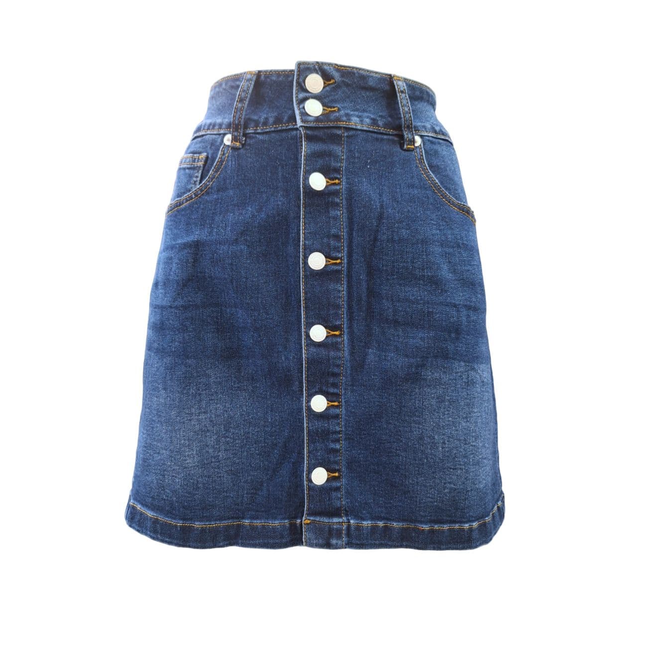White Wise - Miniskirt with Bottoni WW29357