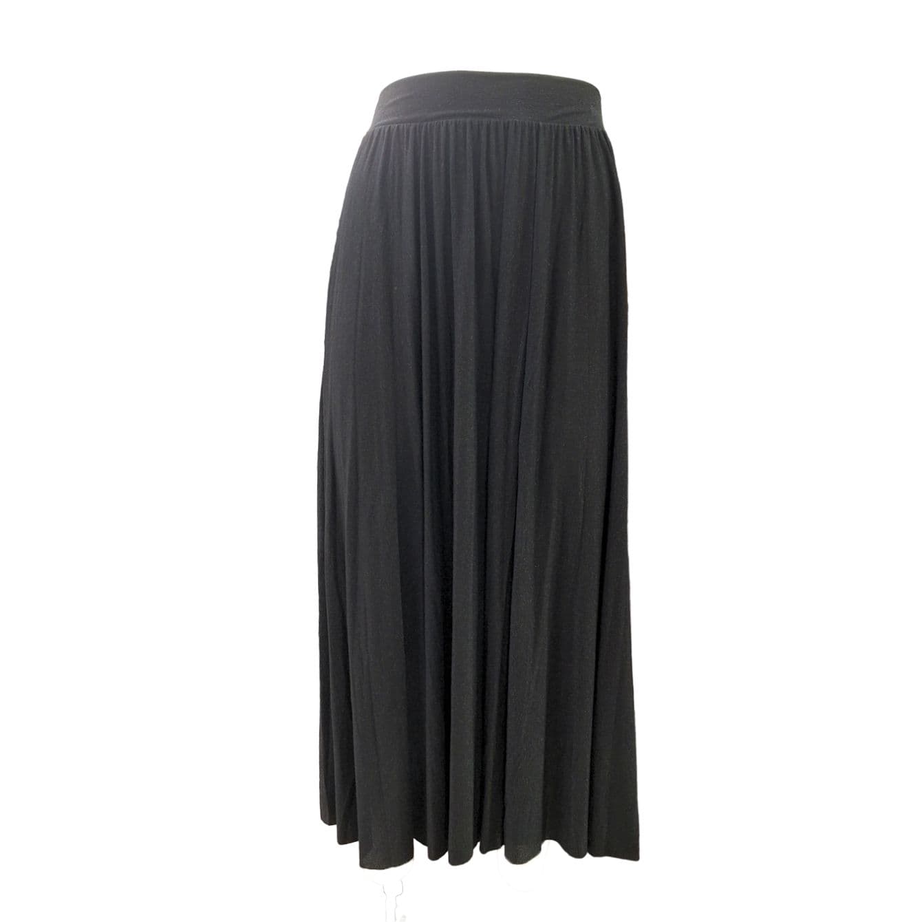 White Wise - Black Plisse skirt WW29072