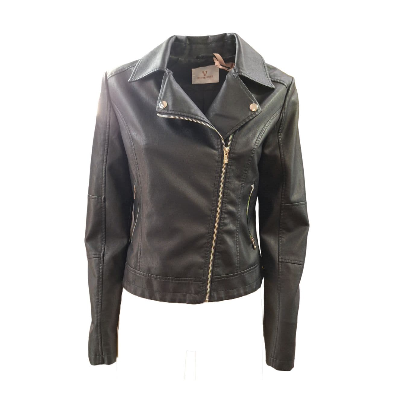 White Wise - Eco-leather nail black WW29408