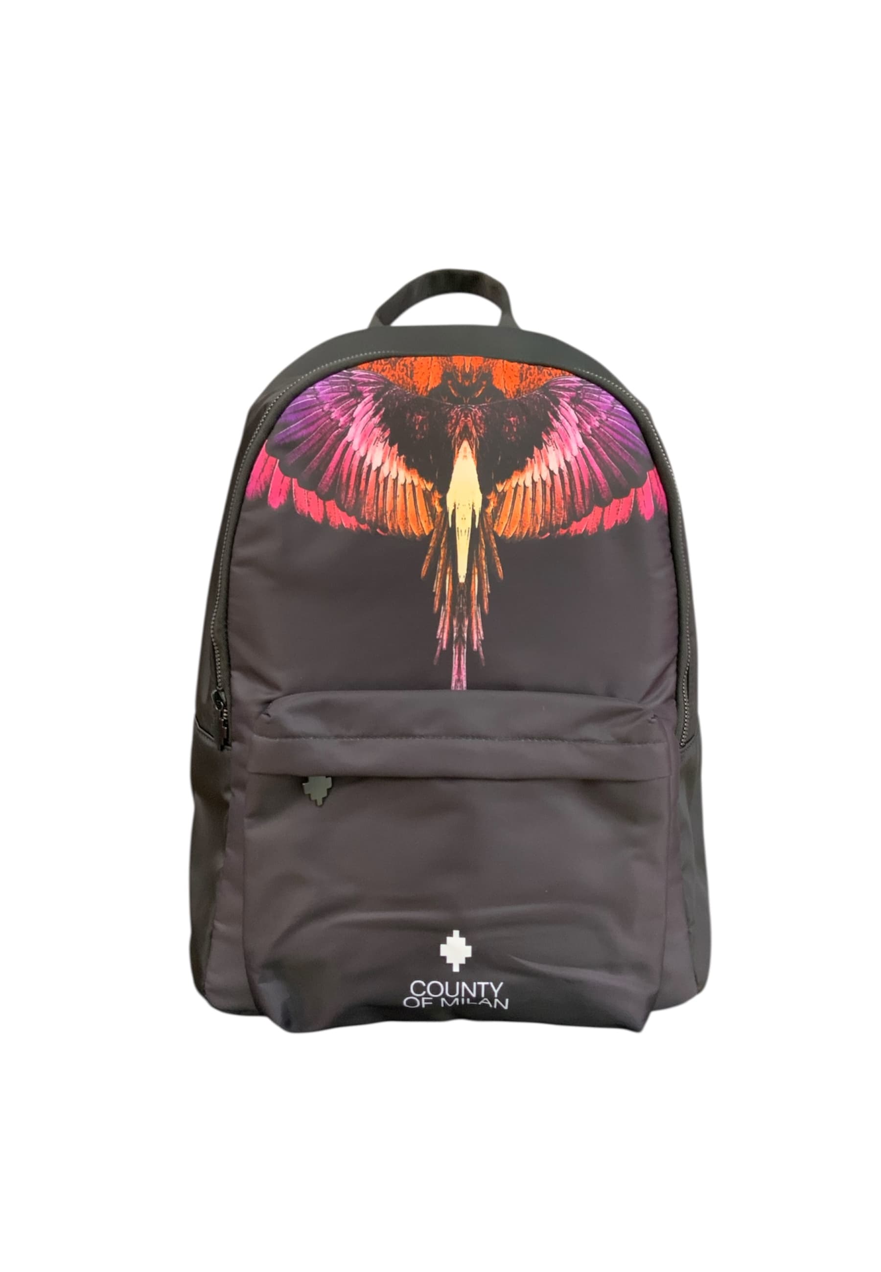 Backpack Woman County Of Milan orange wings print