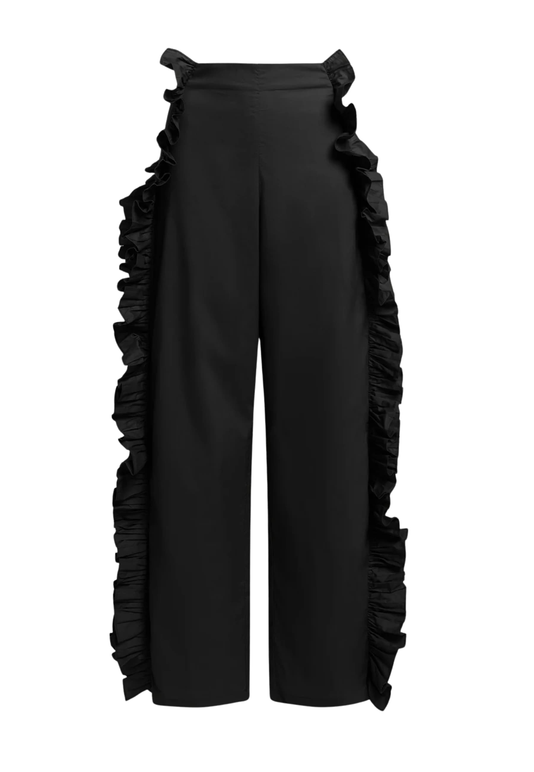 Women's trousers Weili Zheng with ruches