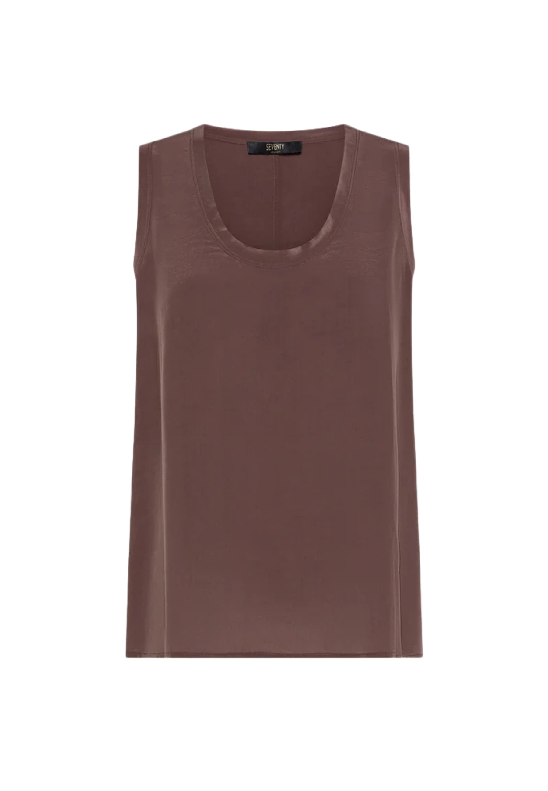 Women's top Seventy in mixed silk