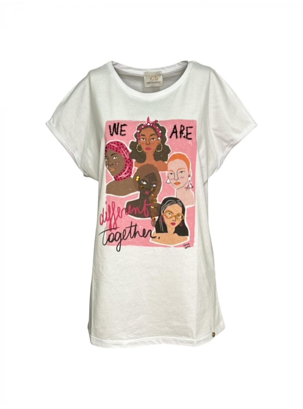 T-shirt Woman Very Simple V157