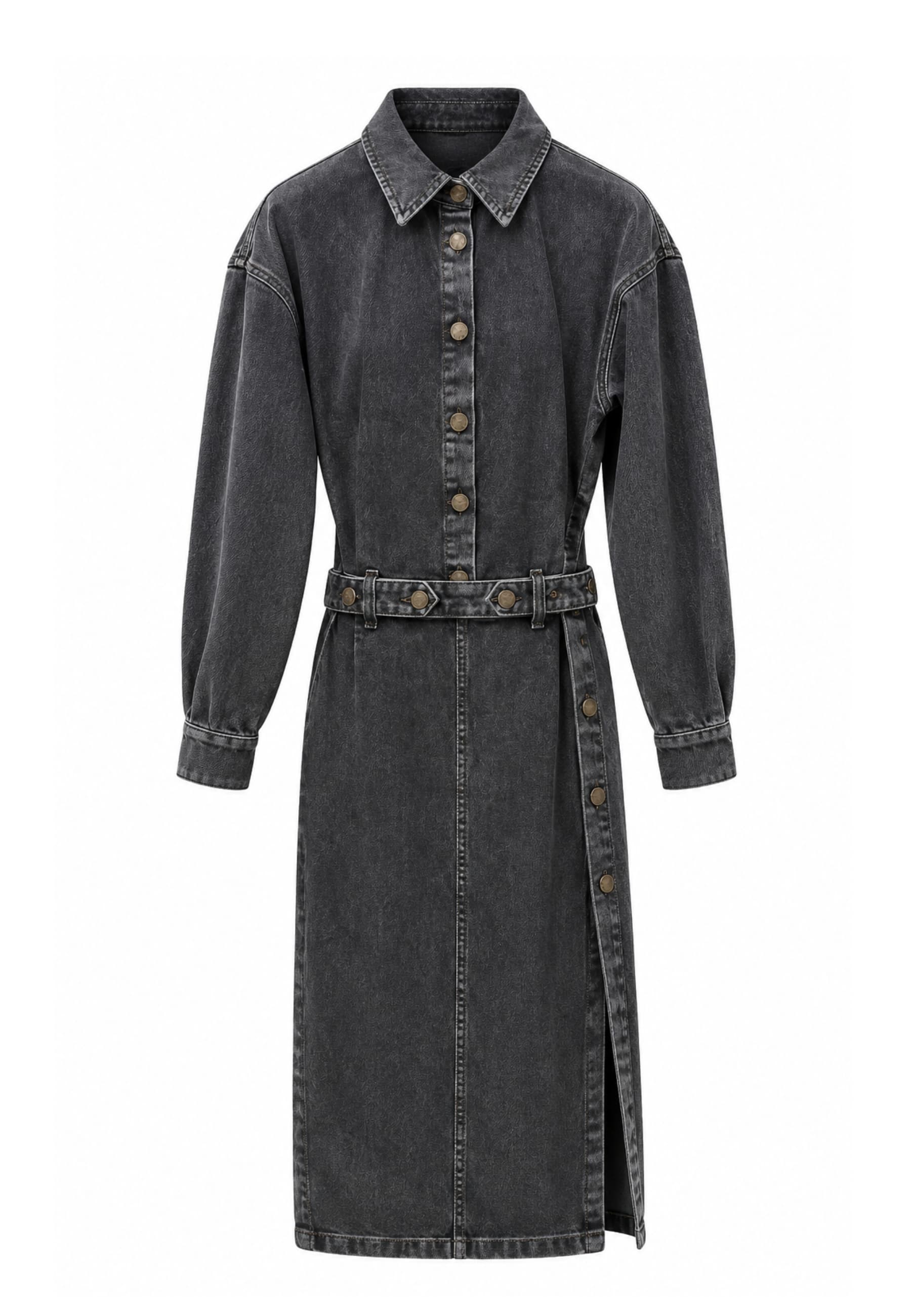 dress mini denim gigi Akep
