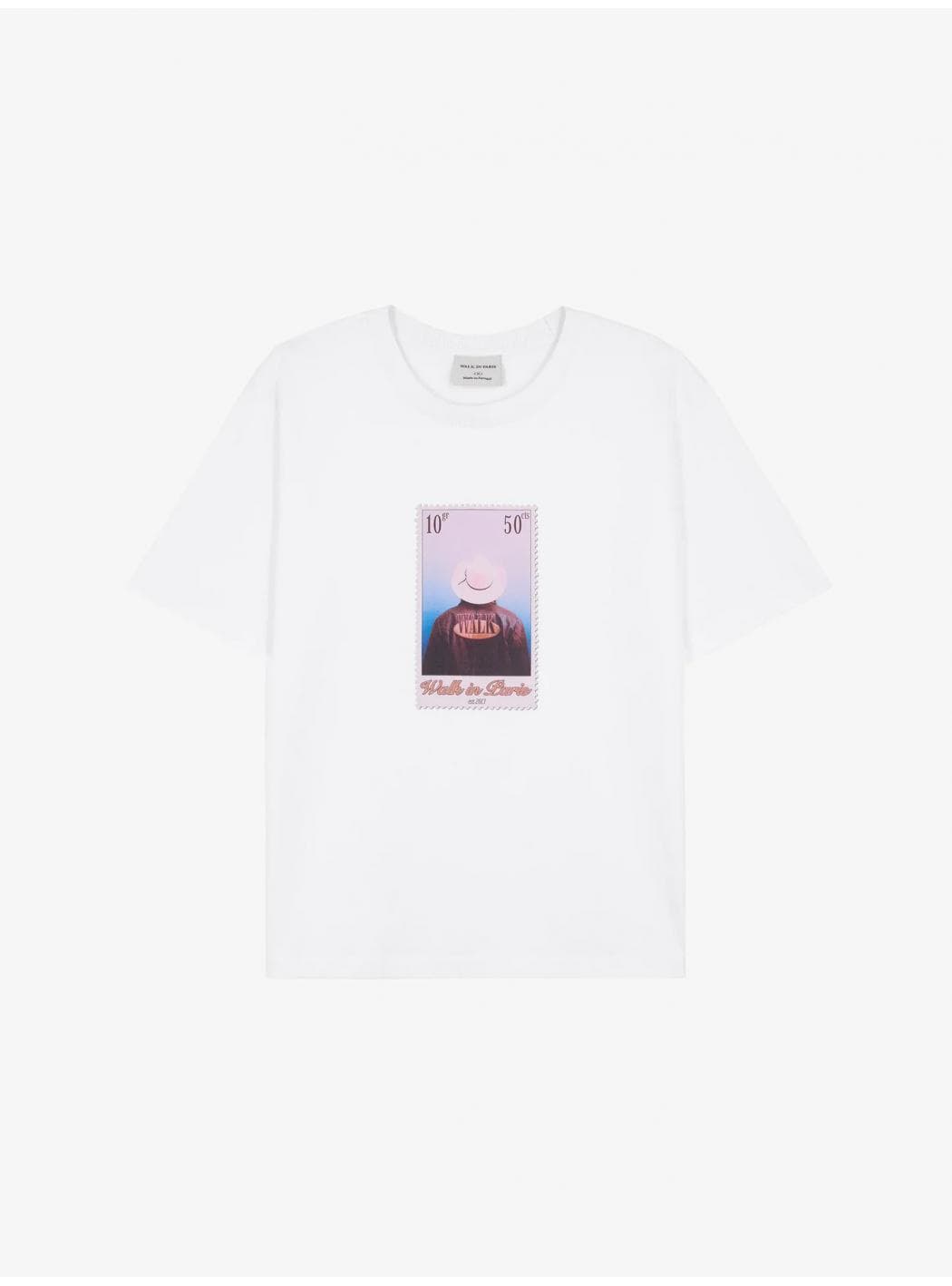"Leather Jacket" Stamp T-Shirt
