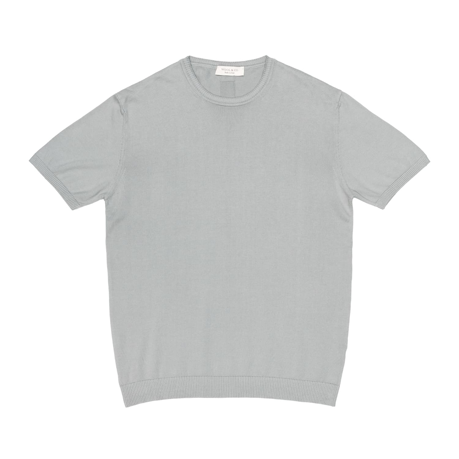 Men's jersey Wool & Co Pettinato Titanio
