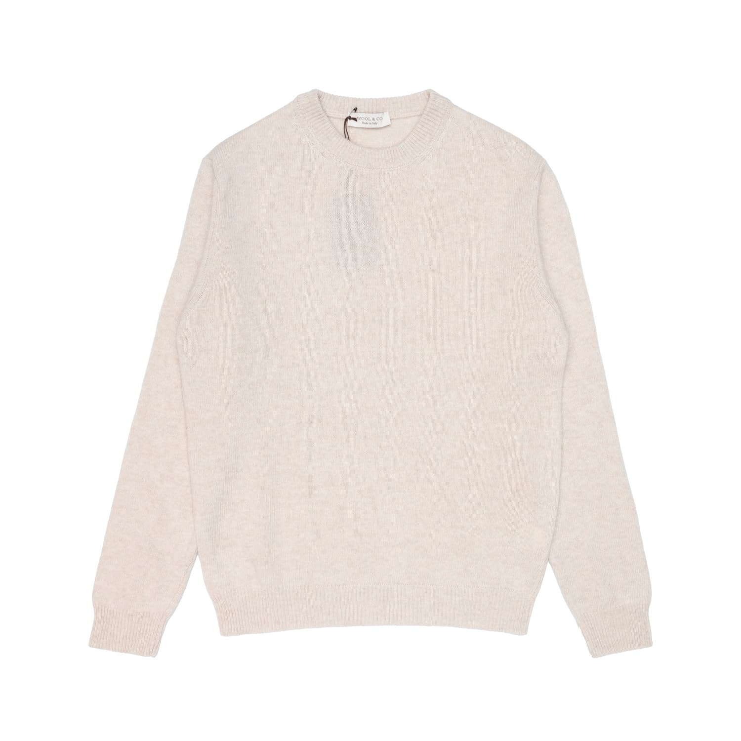 Men's sweater Wool & Co Crew neckline