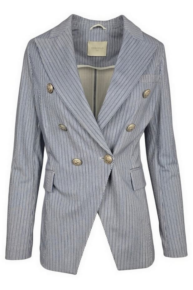 Circolo 1901 Jackets Blue/white