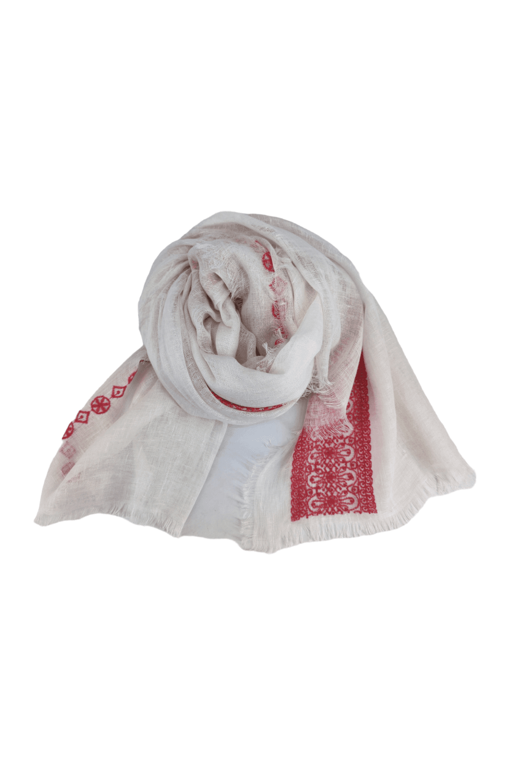 GAYNOR BONGARD Scarfs White/fuchsia
