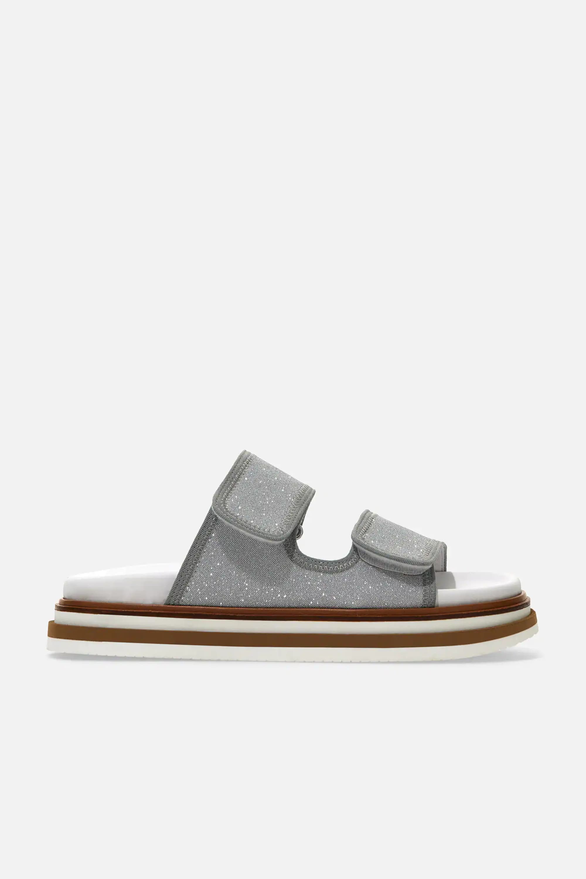 Hogan Sandals Silver